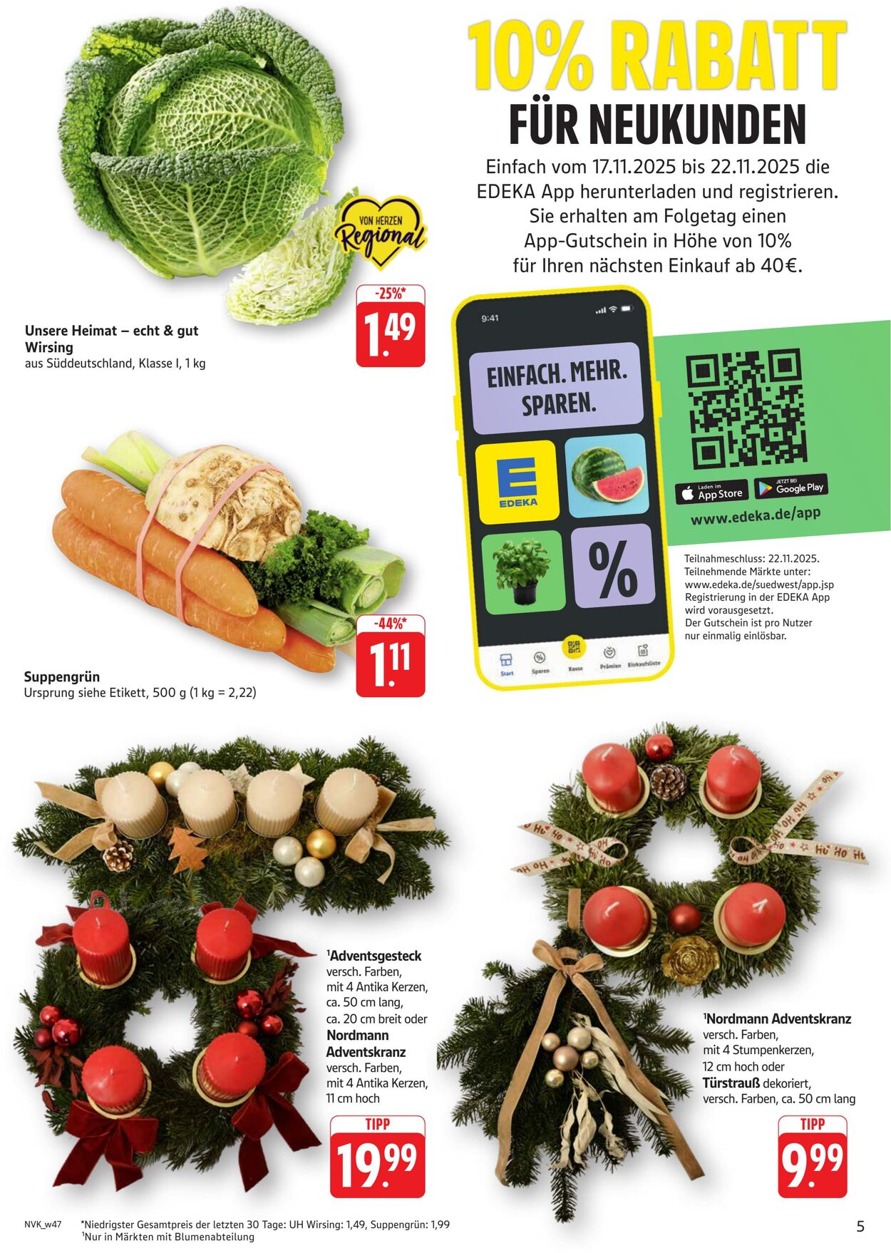 Prospekt nah & gut 17.11.2025 - 22.11.2025