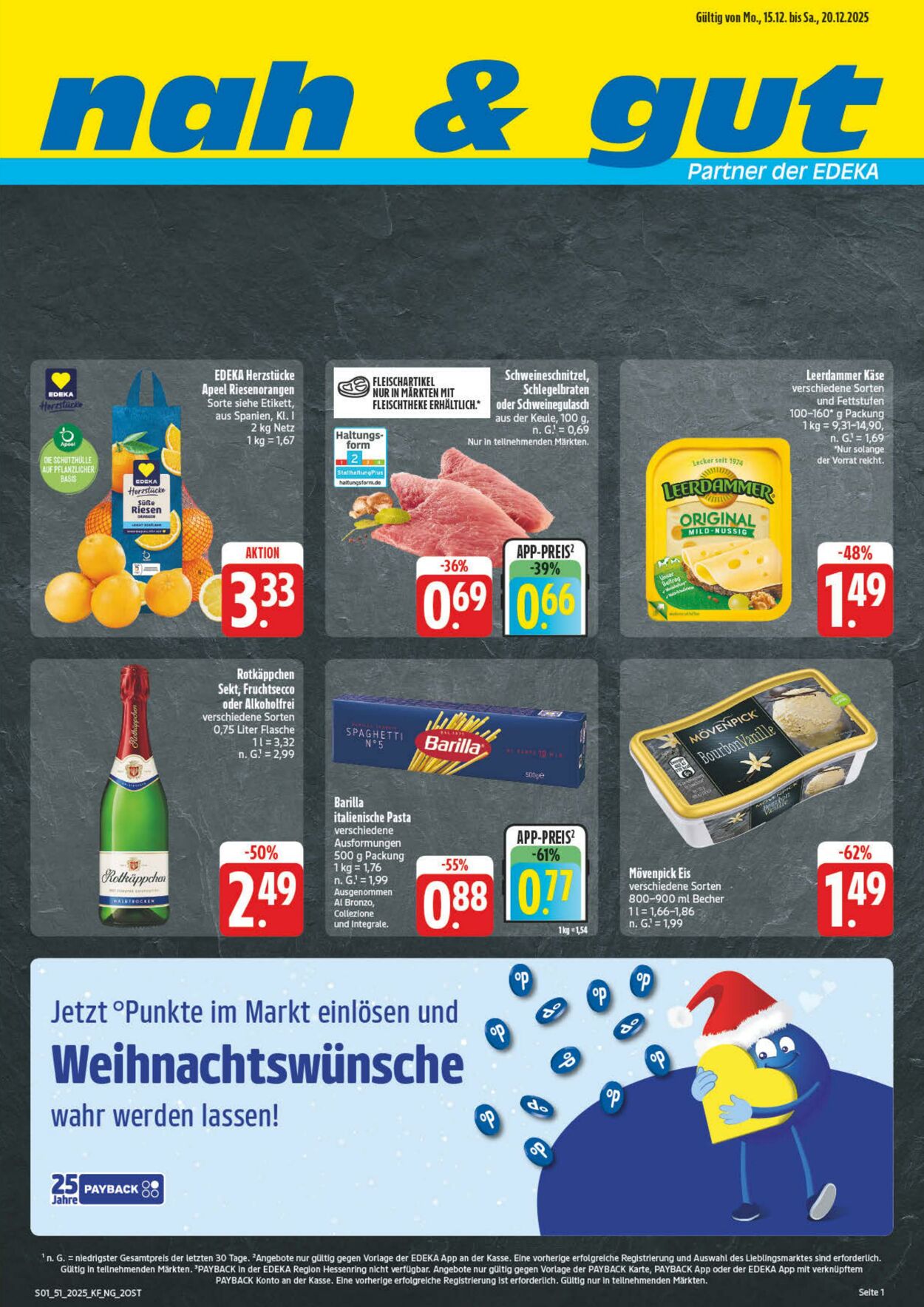Prospekt nah & gut 15.12.2025 - 20.12.2025