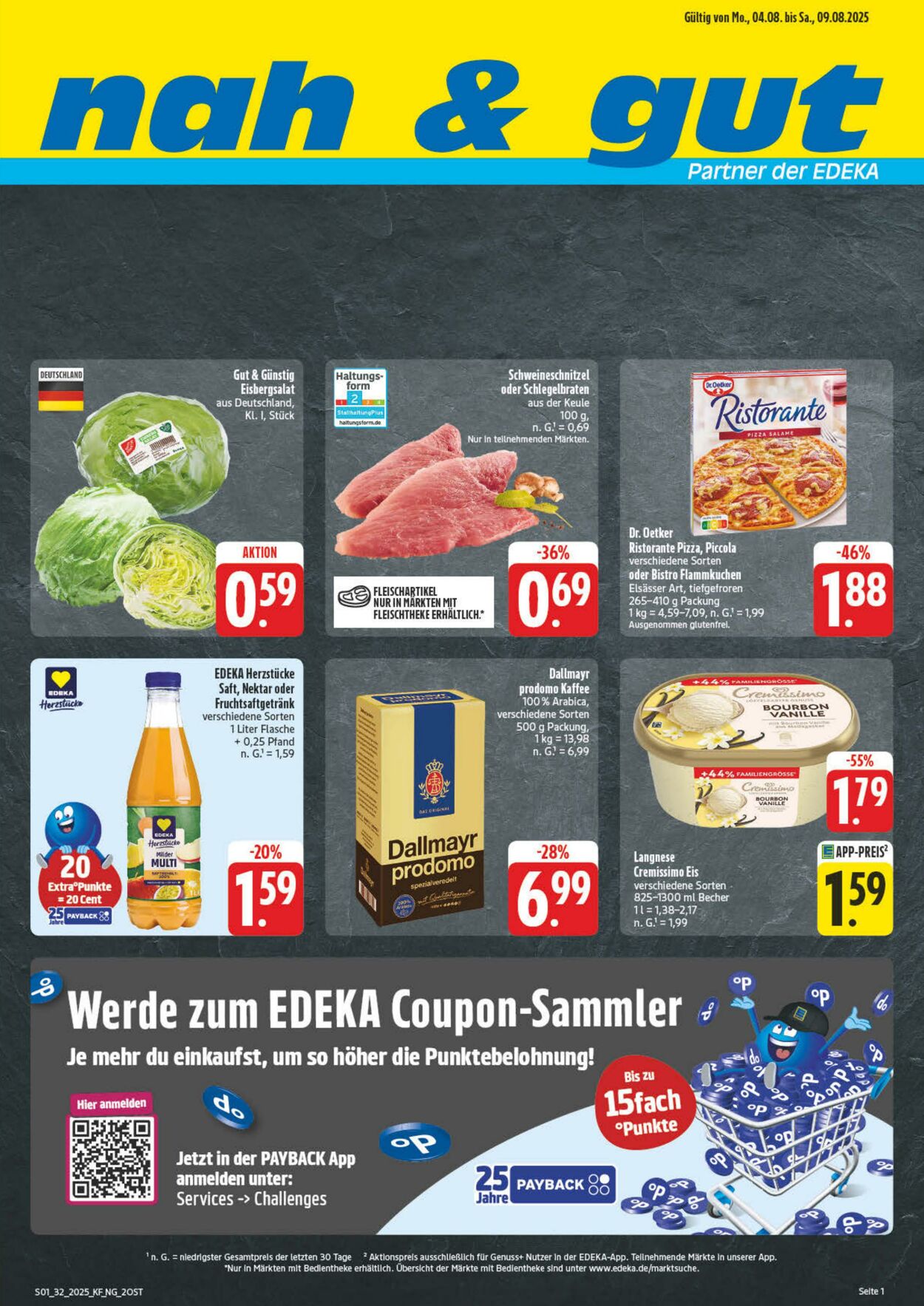 Prospekt nah & gut 04.08.2025 - 09.08.2025