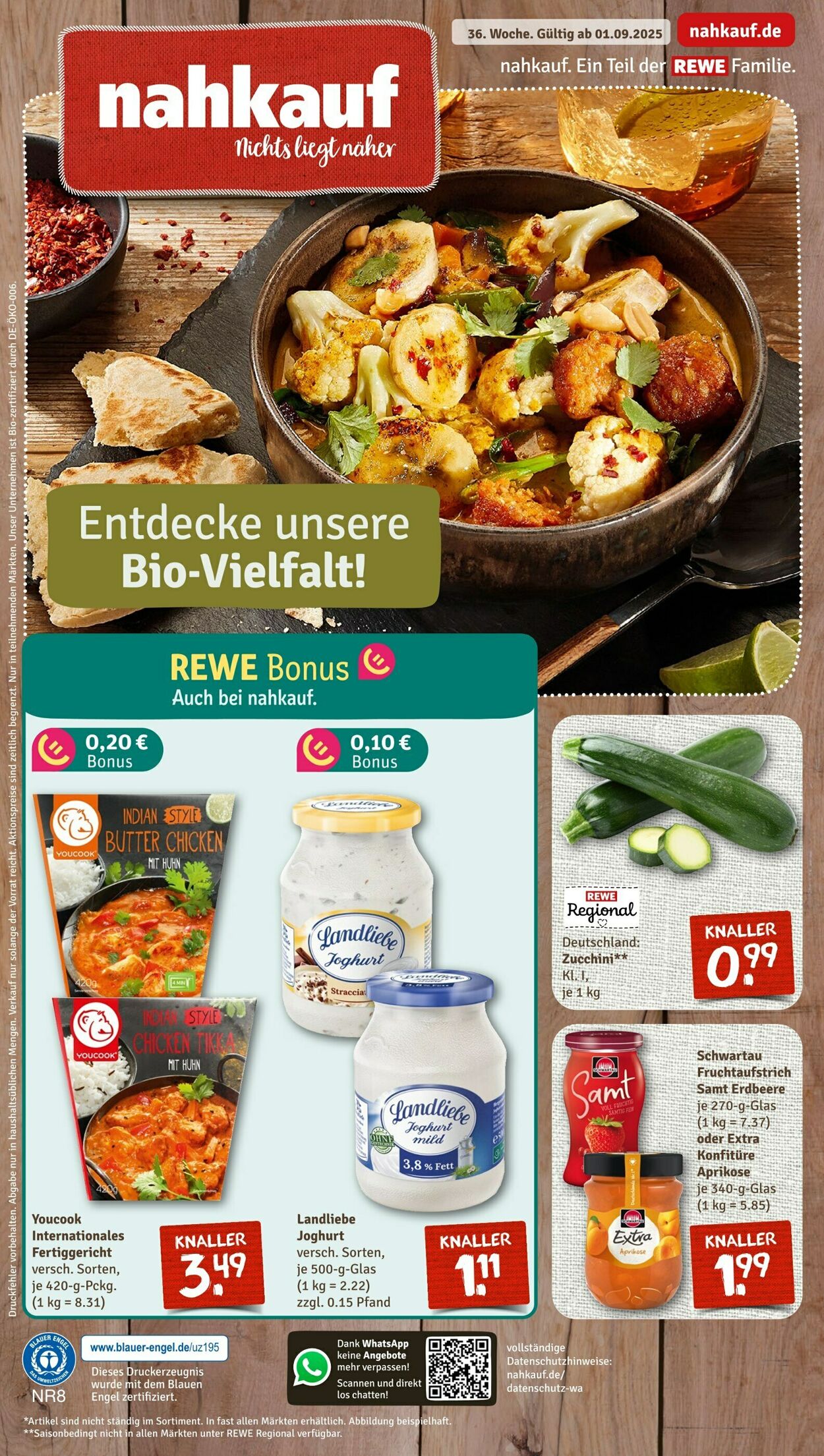 Prospekt Nahkauf 01.09.2025 - 06.09.2025