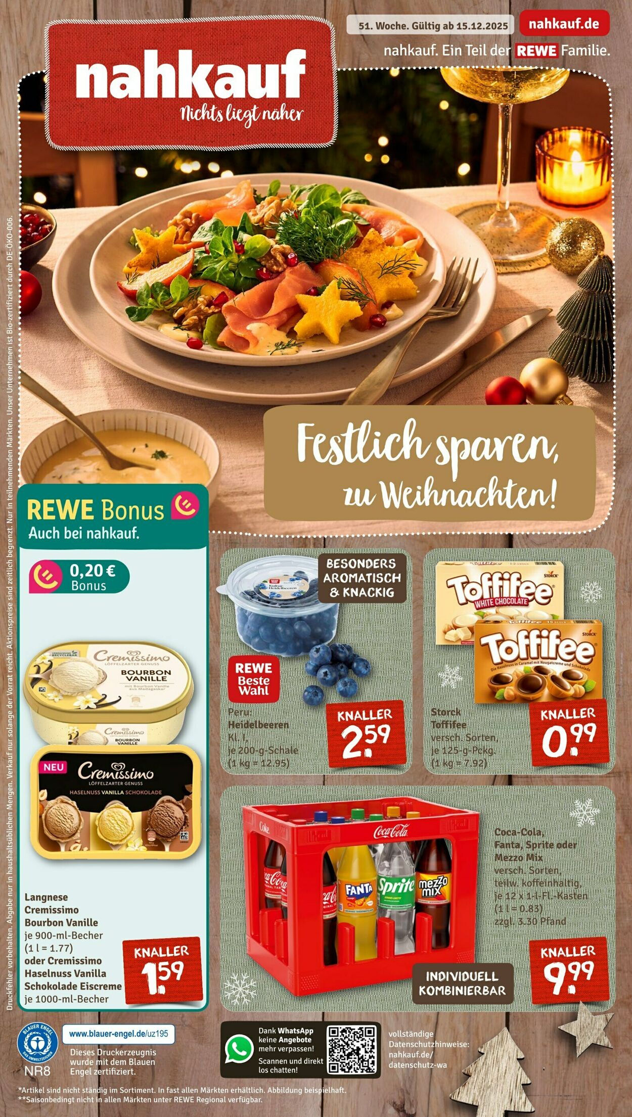 Prospekt Nahkauf 15.12.2025 - 20.12.2025