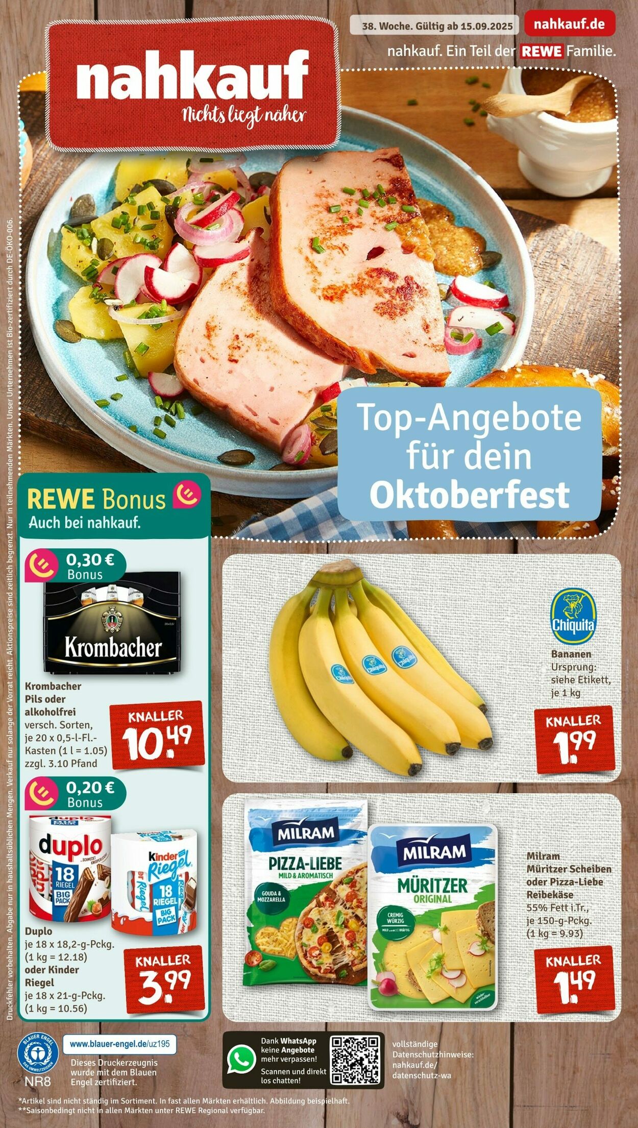 Prospekt Nahkauf 15.09.2025 - 20.09.2025