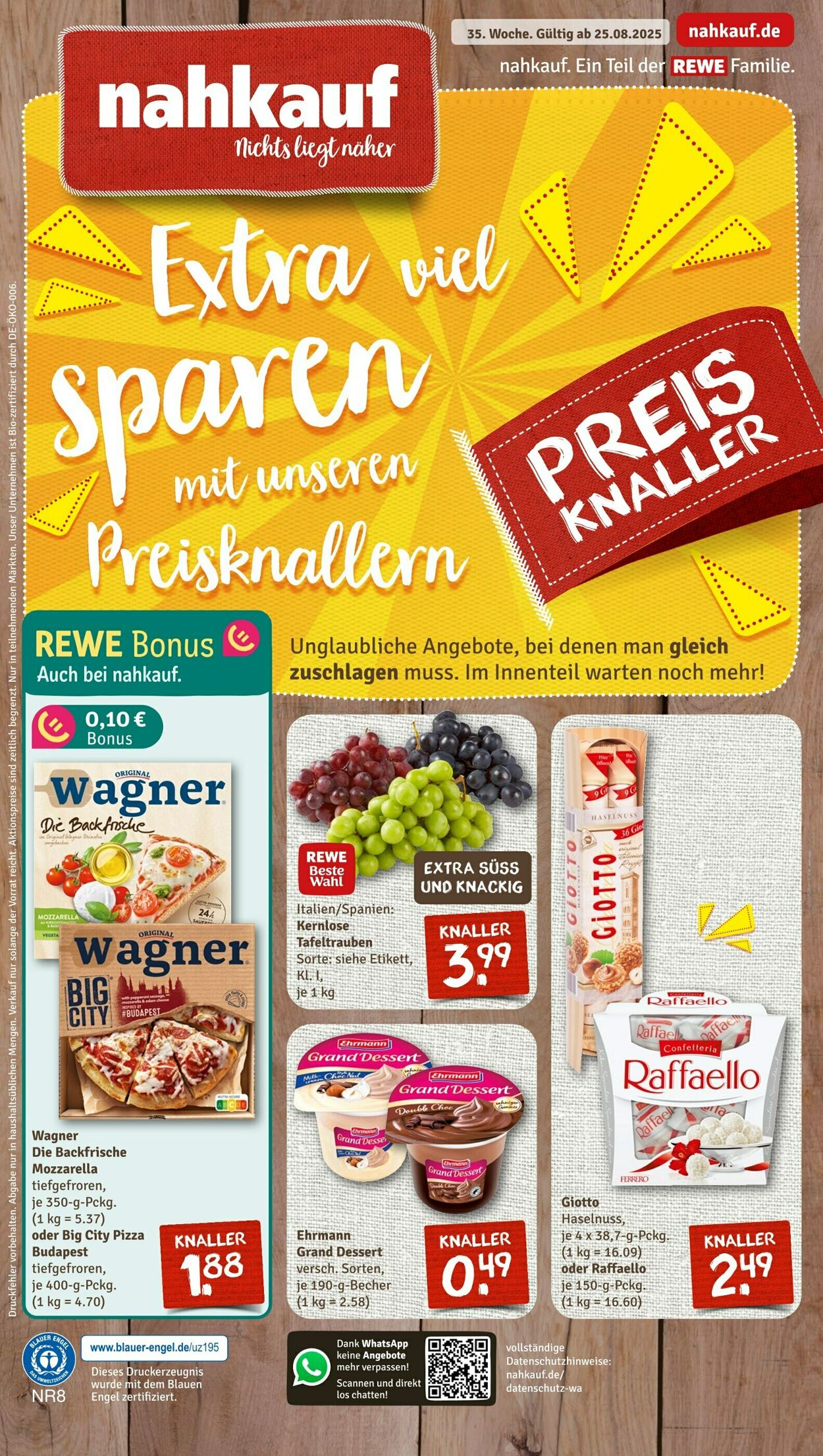 Prospekt Nahkauf 25.08.2025 - 30.08.2025