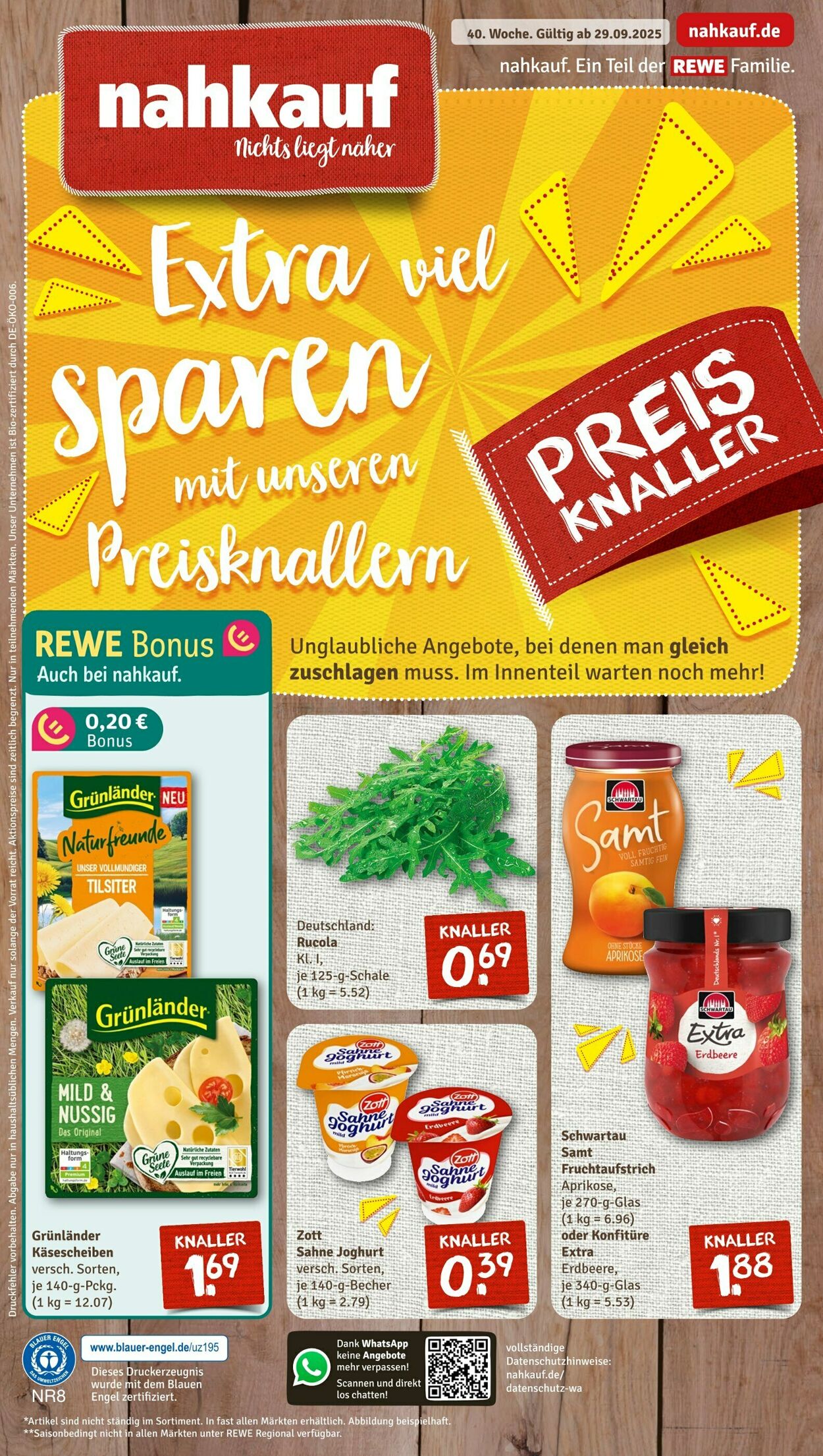 Prospekt Nahkauf 29.09.2025 - 04.10.2025