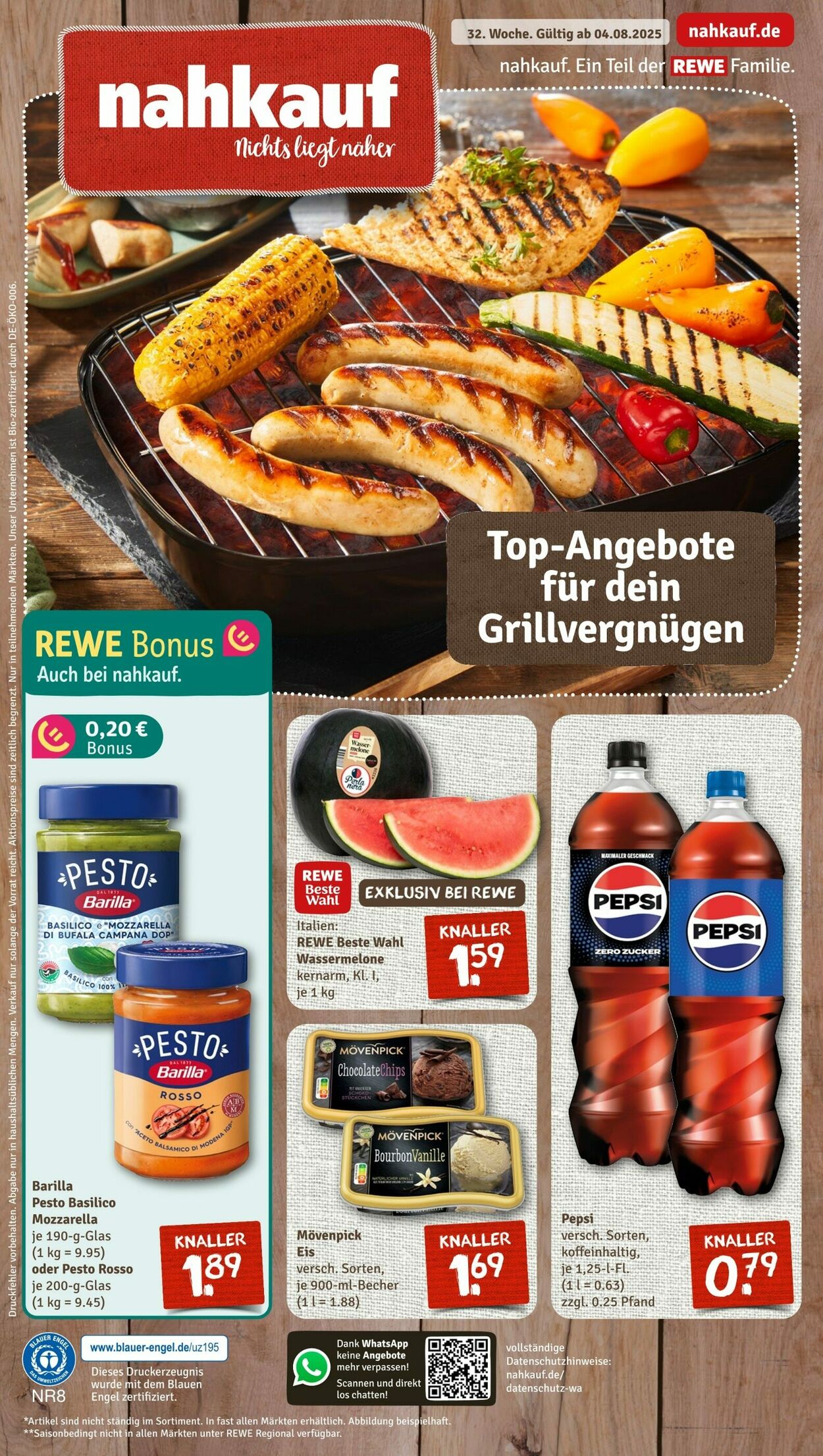 Prospekt Nahkauf 04.08.2025 - 09.08.2025