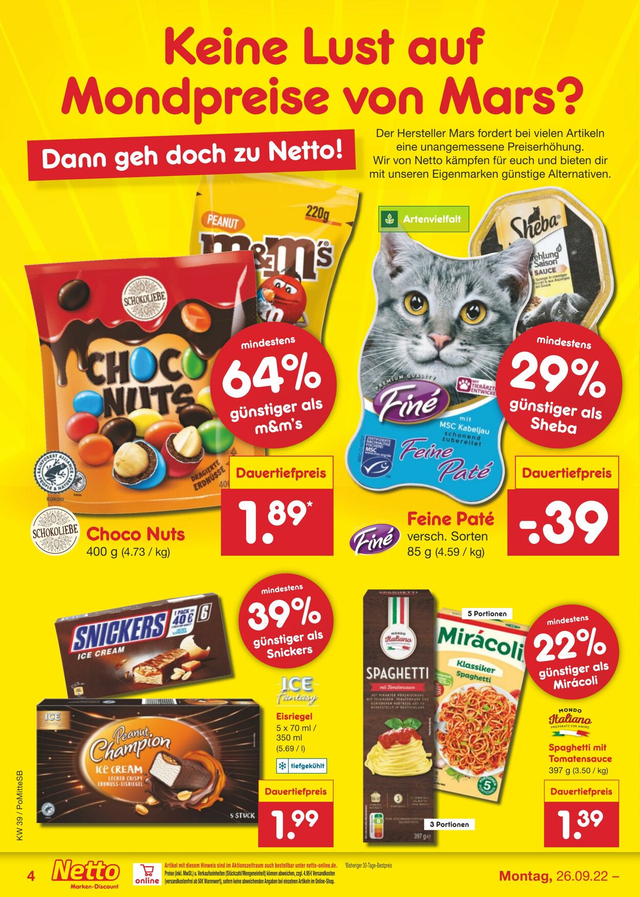 Prospekt Netto-Marken-Discount 26.09.2022 - 01.10.2022