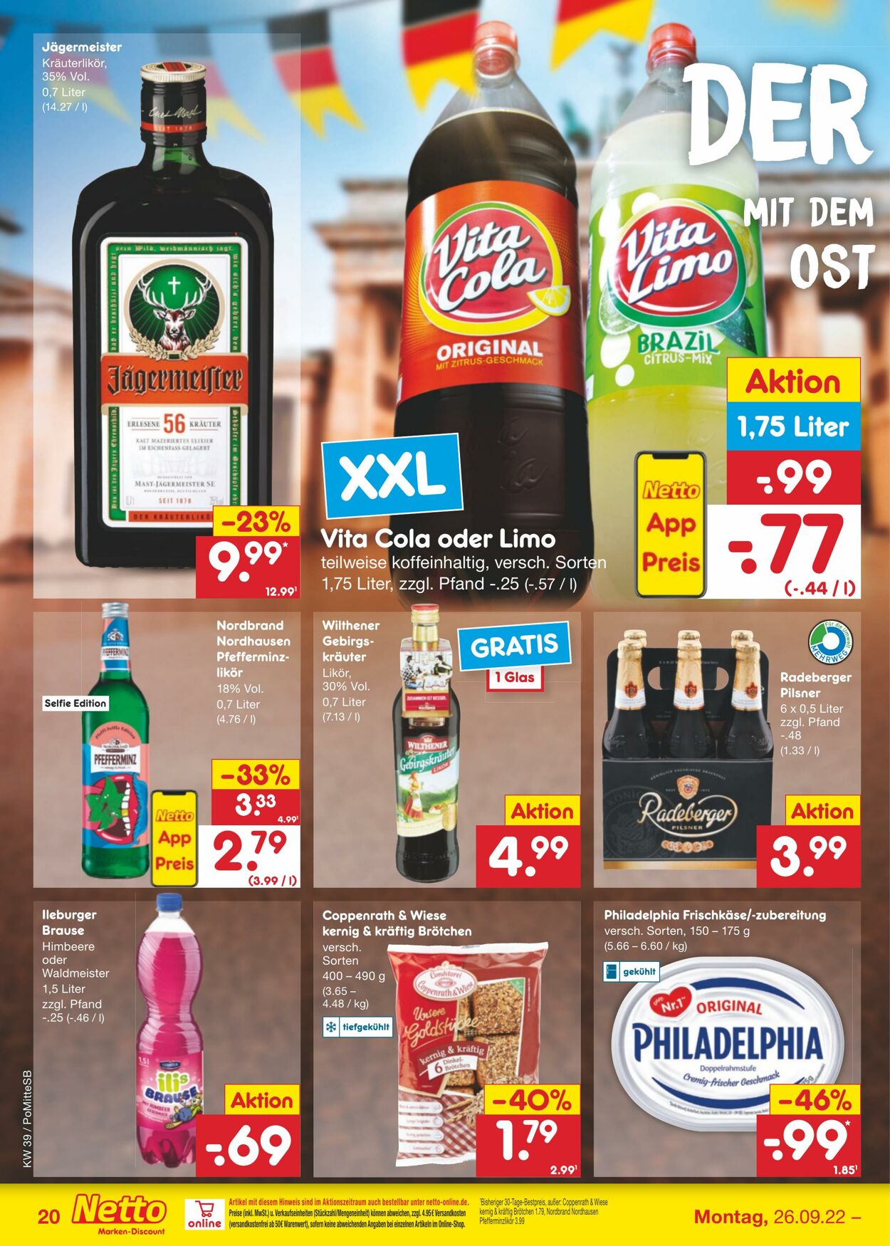 Prospekt Netto-Marken-Discount 26.09.2022 - 01.10.2022