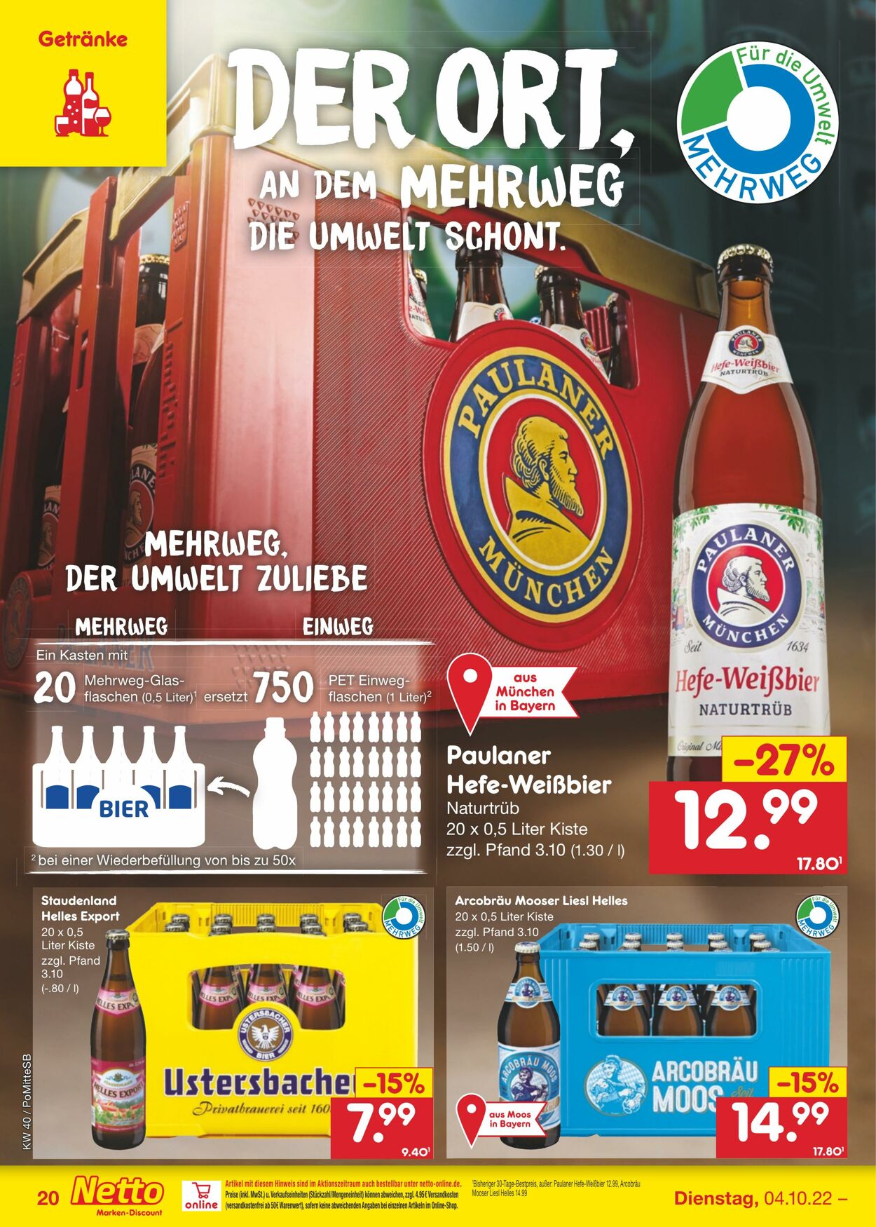 Prospekt Netto-Marken-Discount 03.10.2022 - 08.10.2022