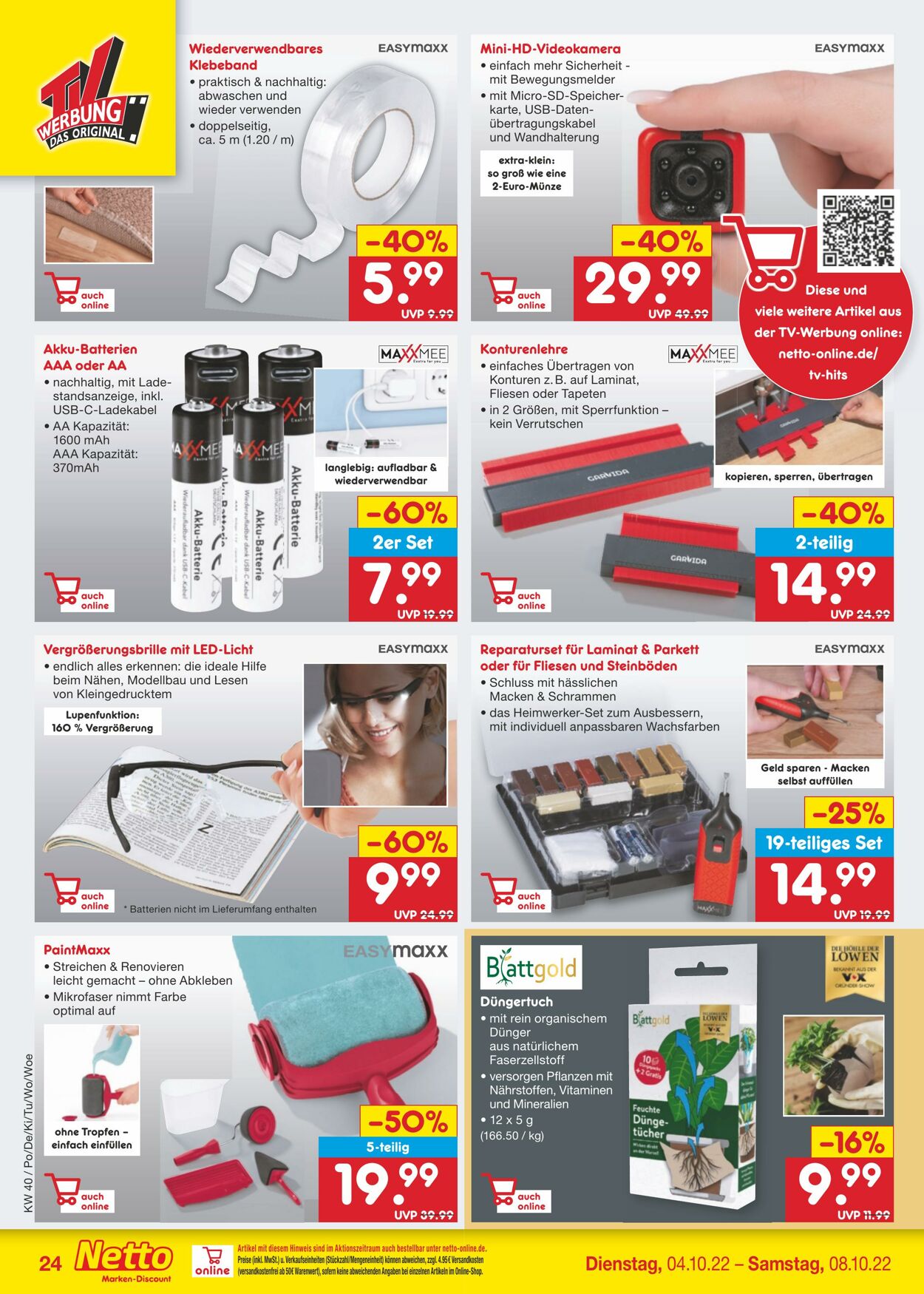 Prospekt Netto-Marken-Discount 03.10.2022 - 08.10.2022