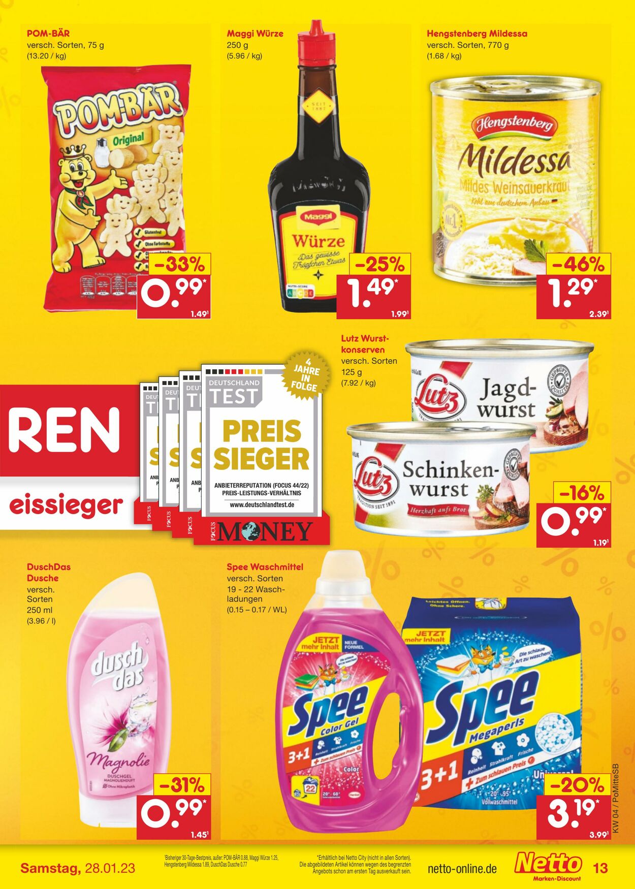 Prospekt Netto-Marken-Discount 23.01.2023 - 28.01.2023