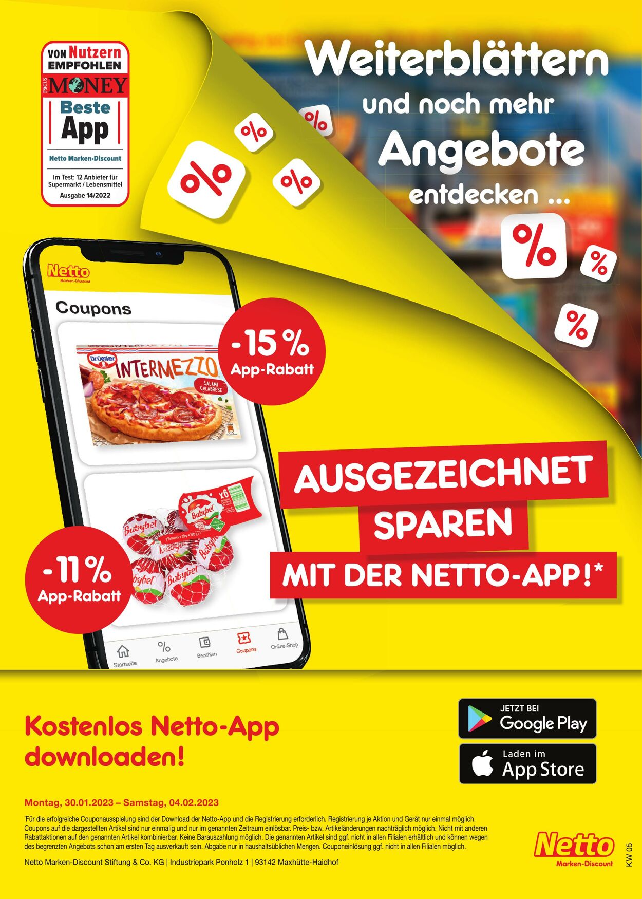 Prospekt Netto-Marken-Discount 30.01.2023 - 04.02.2023