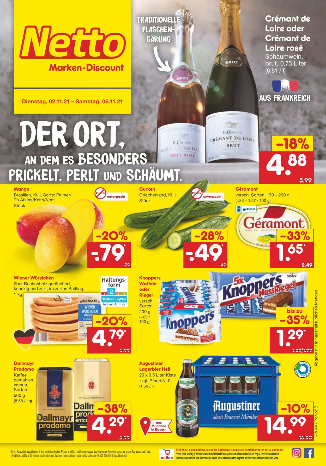 Netto-Marken-Discount Werbeprospekt - Gültig Von 02.11 Bis 06.11 ...