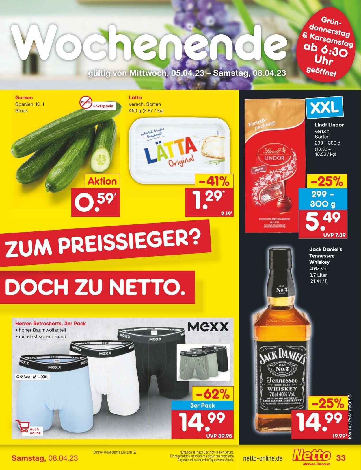 Prospekt Netto-Marken-Discount 03.04.2023 - 08.04.2023