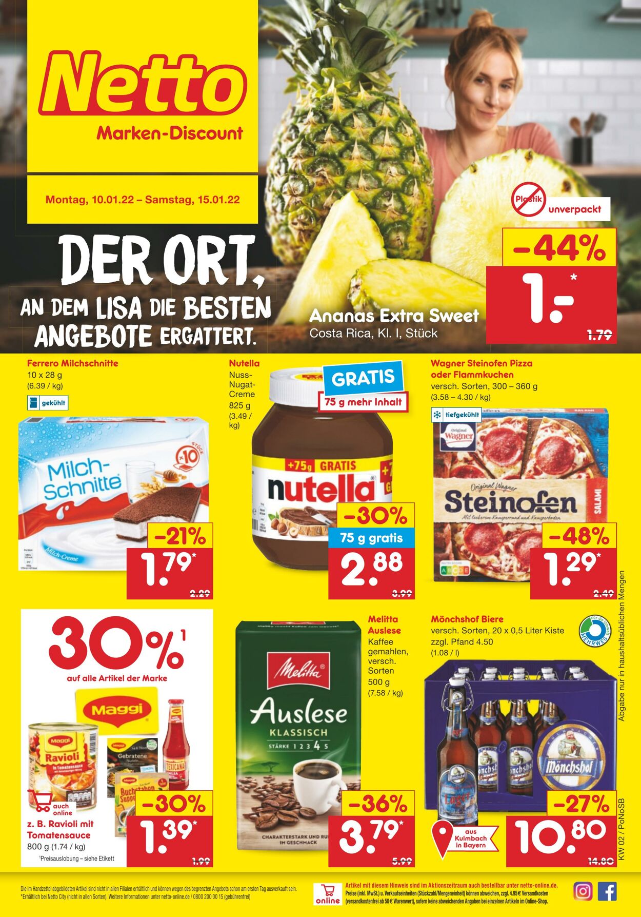 Netto-Marken-Discount Werbeprospekt - Gültig Von 10.01 Bis 15.01 ...