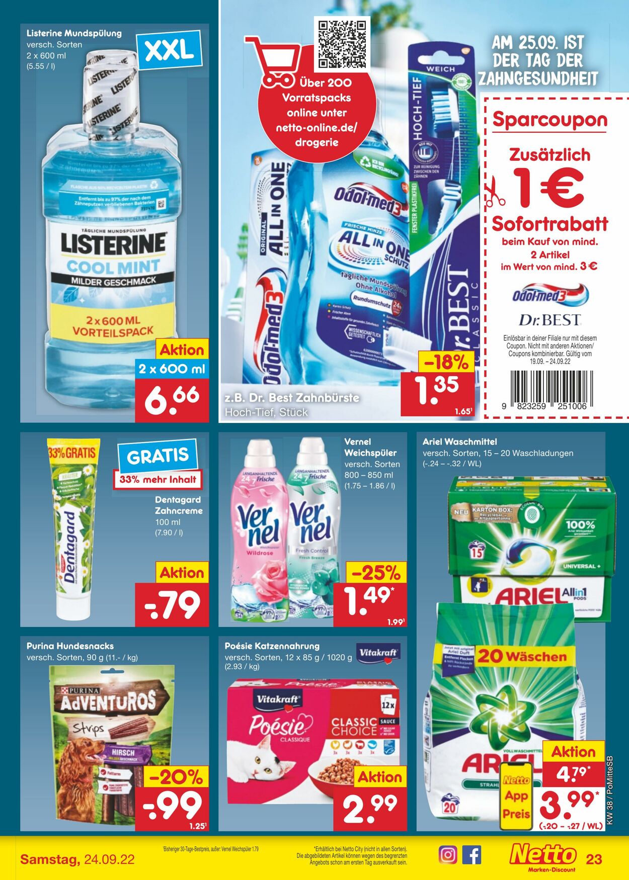 Prospekt Netto-Marken-Discount 19.09.2022 - 24.09.2022