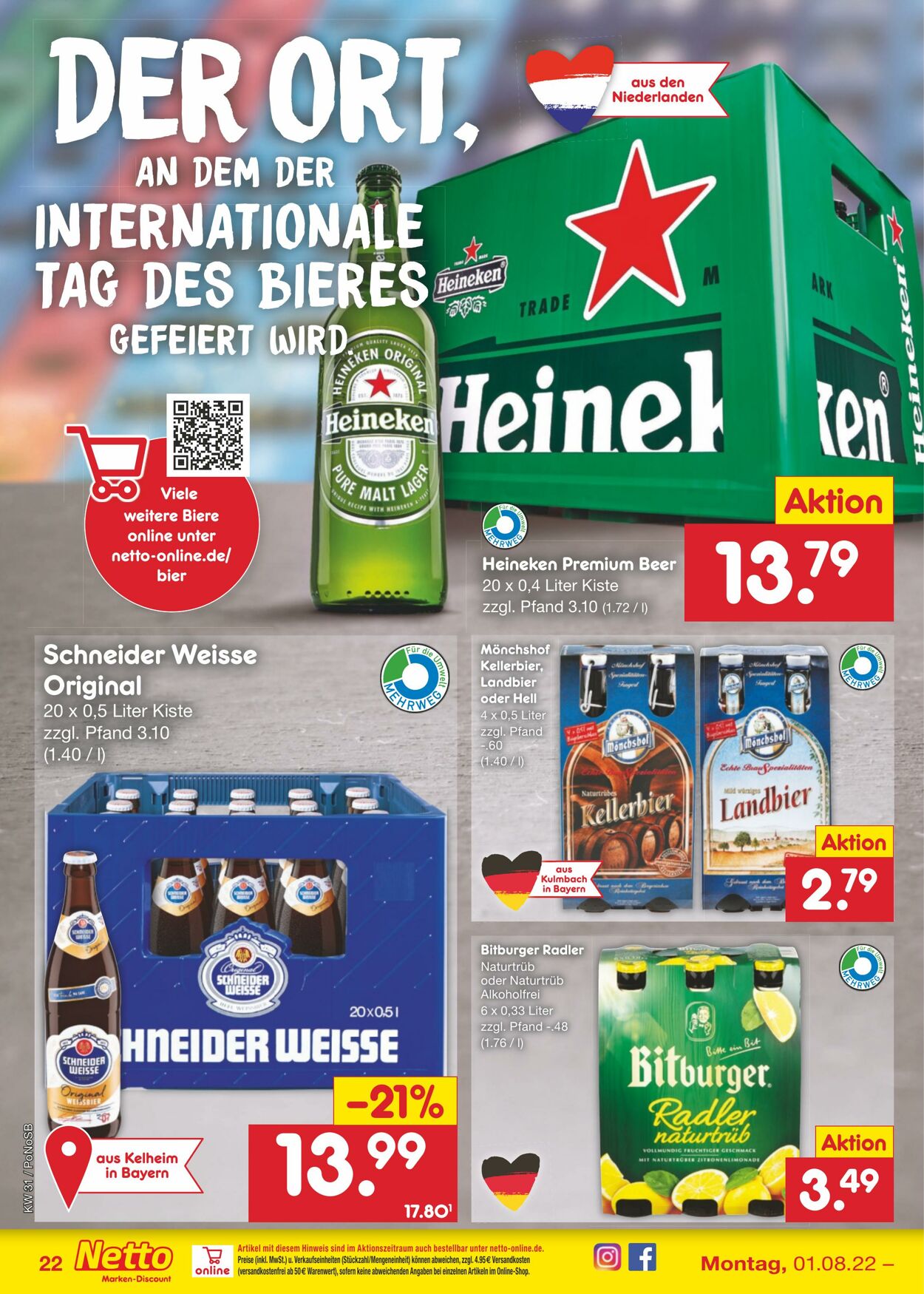 Prospekt Netto-Marken-Discount 01.08.2022 - 06.08.2022