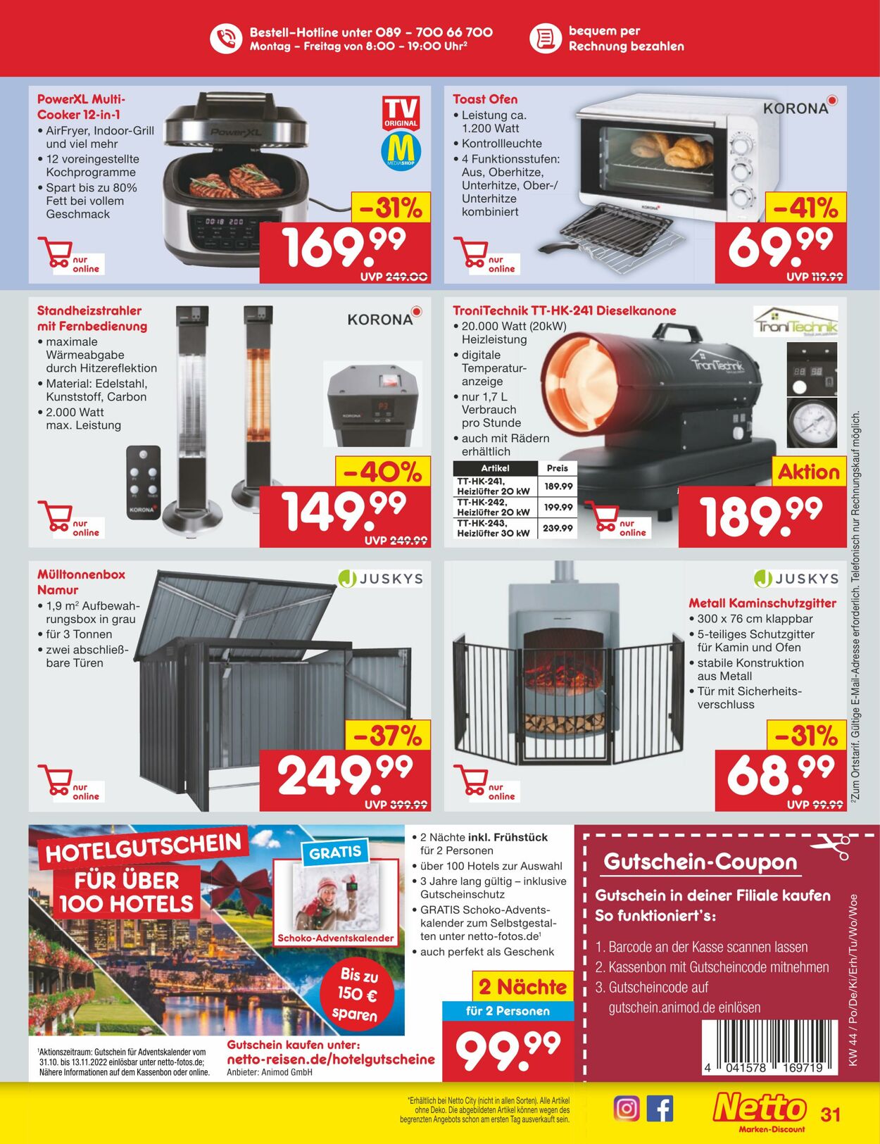 Prospekt Netto-Marken-Discount 31.10.2022 - 05.11.2022