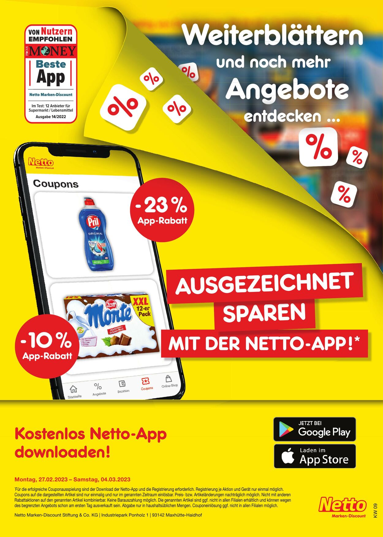 Prospekt Netto-Marken-Discount 27.02.2023 - 04.03.2023