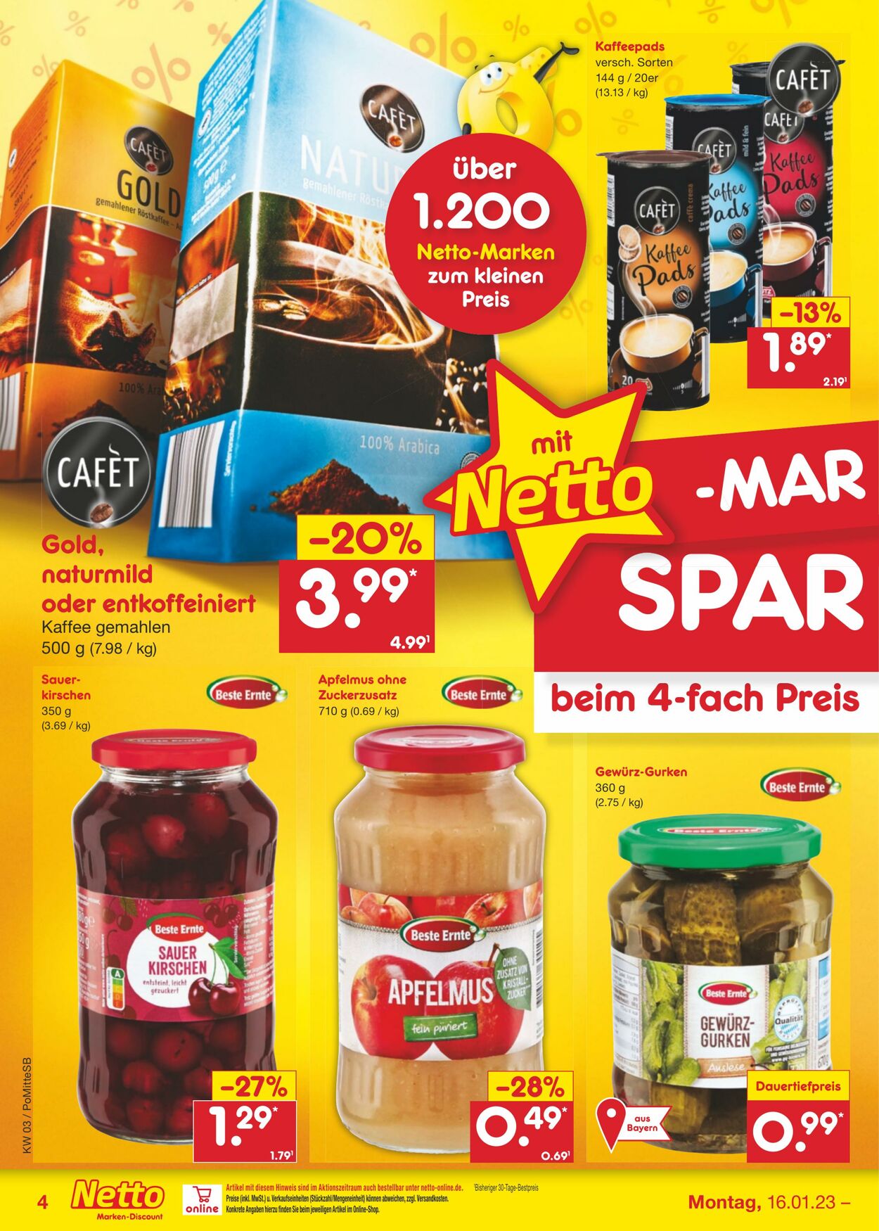 Prospekt Netto-Marken-Discount 16.01.2023 - 21.01.2023