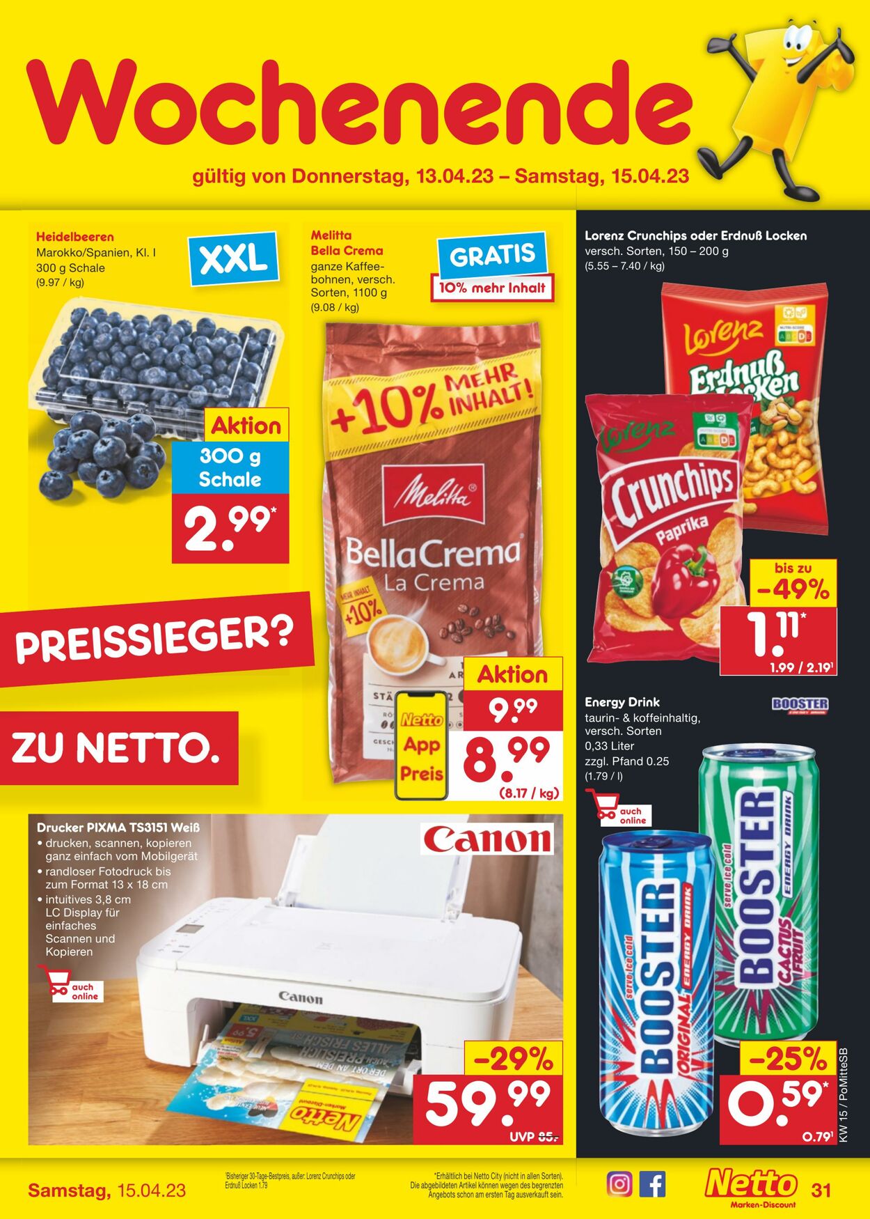 Netto-Marken-Discount Werbeprospekt - Gültig Von 10.04 Bis 15.04 ...