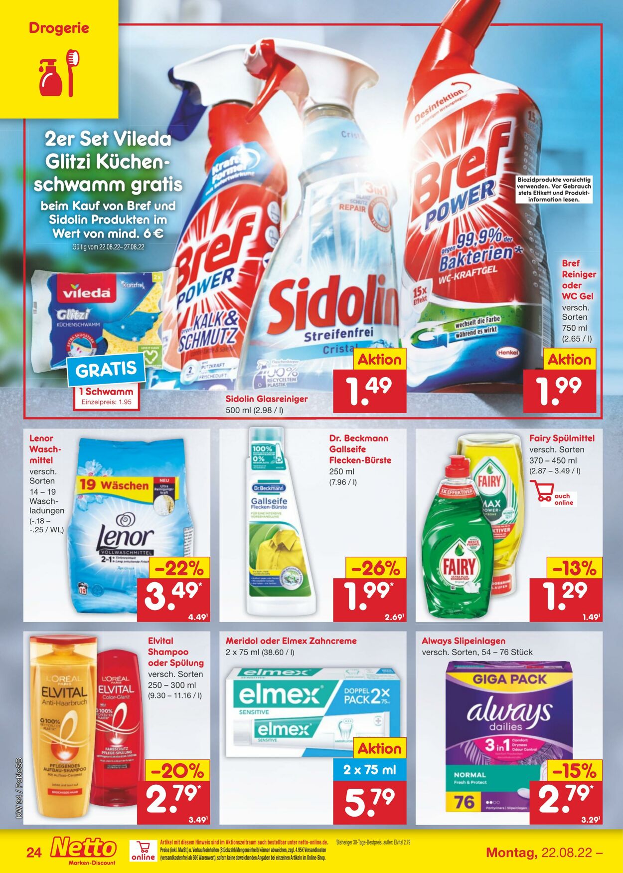 Prospekt Netto-Marken-Discount 22.08.2022 - 27.08.2022