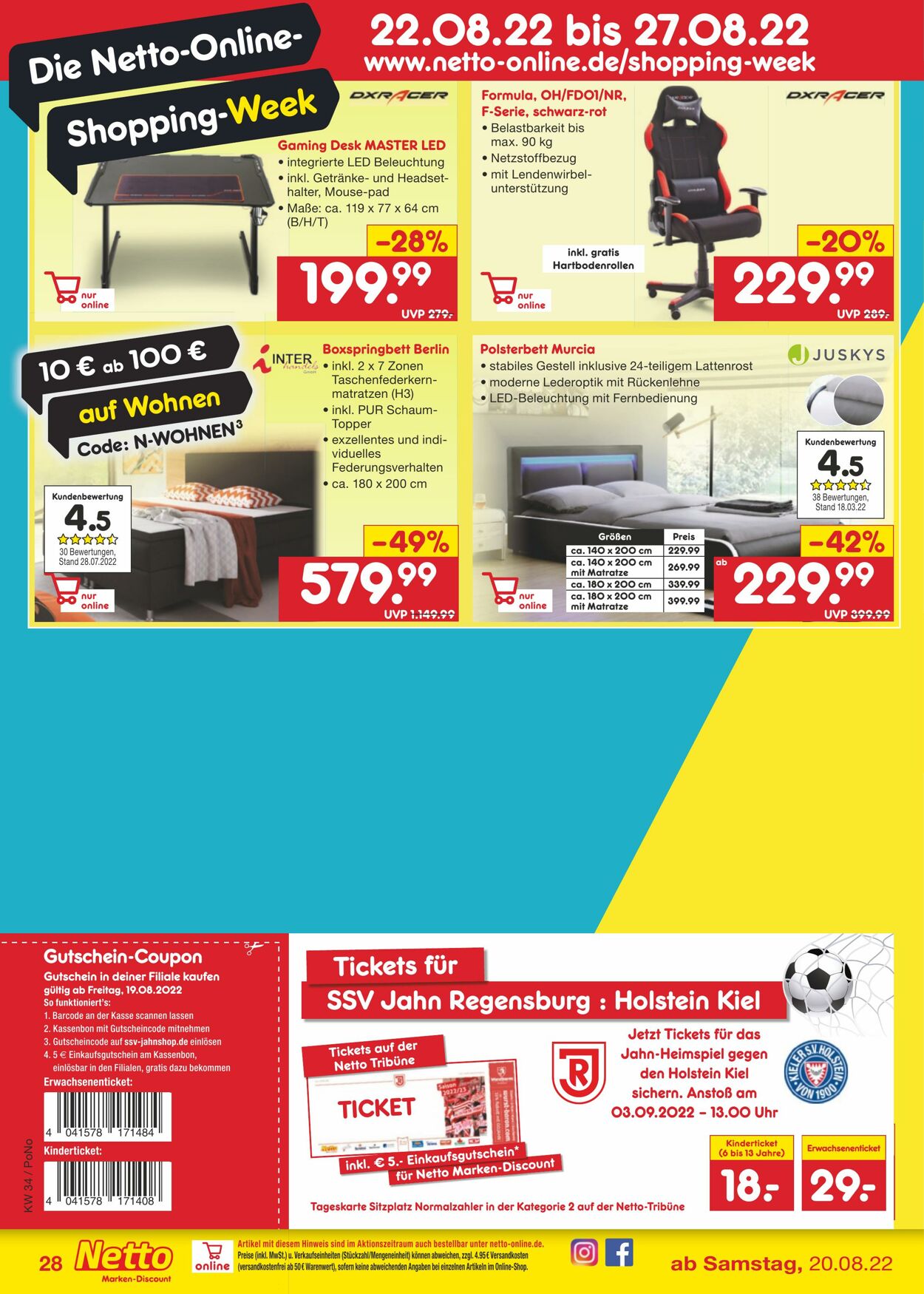 Prospekt Netto-Marken-Discount 22.08.2022 - 27.08.2022