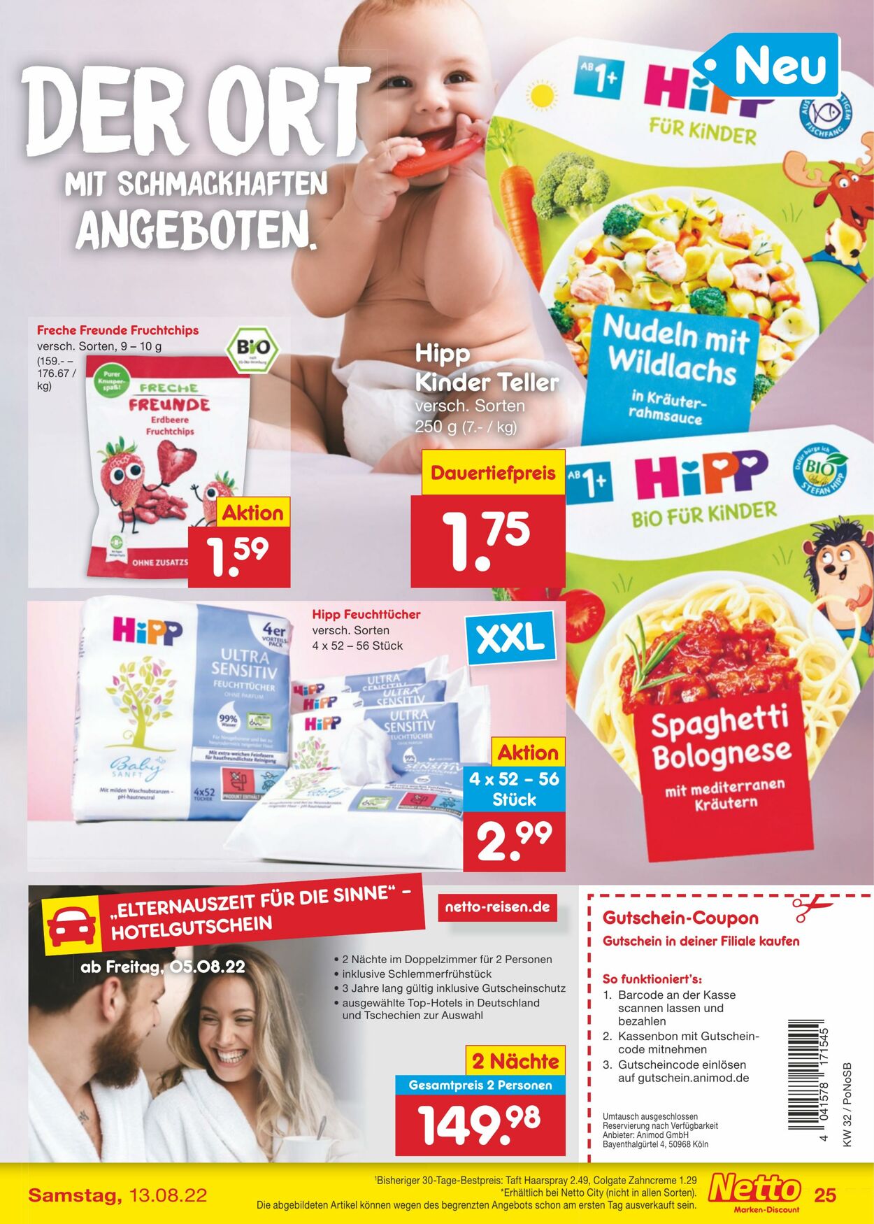 Prospekt Netto-Marken-Discount 08.08.2022 - 13.08.2022