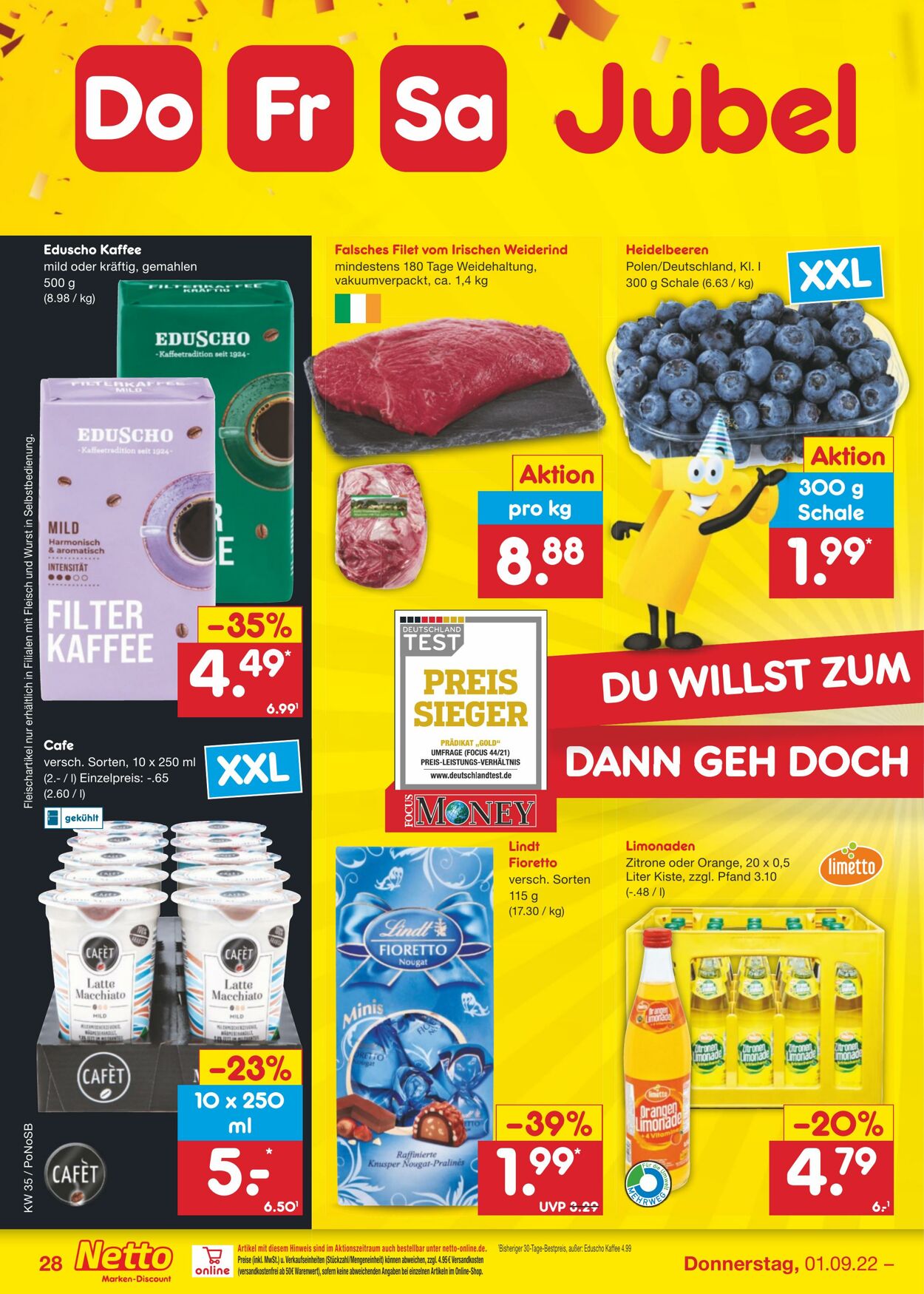 Prospekt Netto-Marken-Discount 29.08.2022 - 03.09.2022