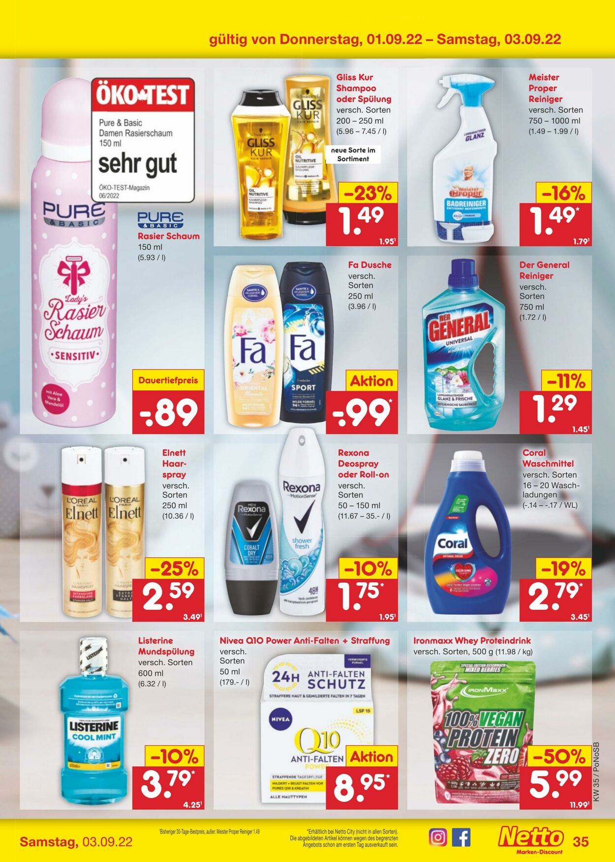 Prospekt Netto-Marken-Discount 29.08.2022 - 03.09.2022