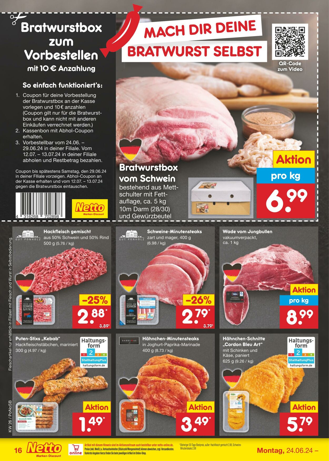 Prospekt Netto-Marken-Discount 24.06.2024 - 30.06.2024