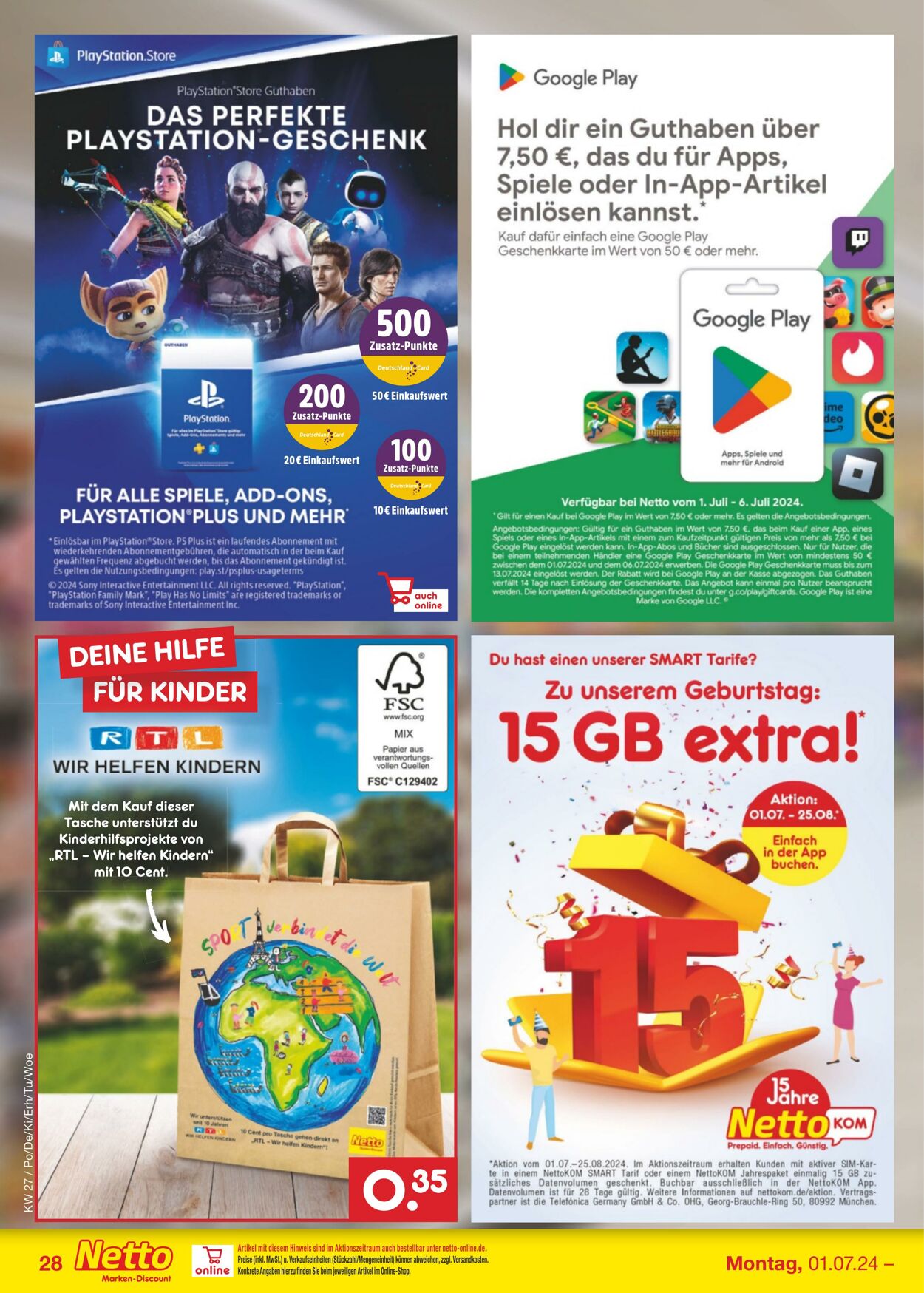 Prospekt Netto-Marken-Discount 01.07.2024 - 06.07.2024