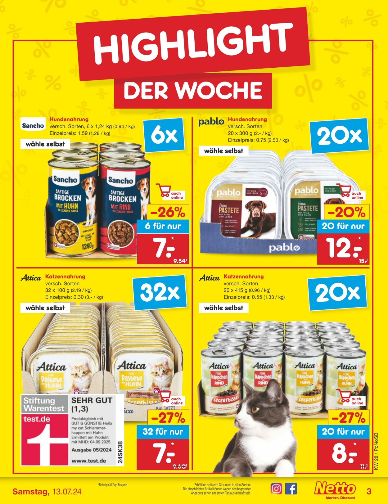 Prospekt Netto-Marken-Discount 08.07.2024 - 13.07.2024