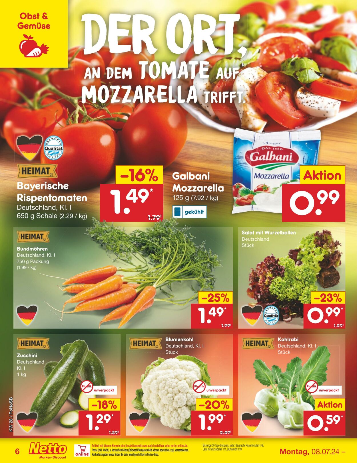 Prospekt Netto-Marken-Discount 08.07.2024 - 13.07.2024