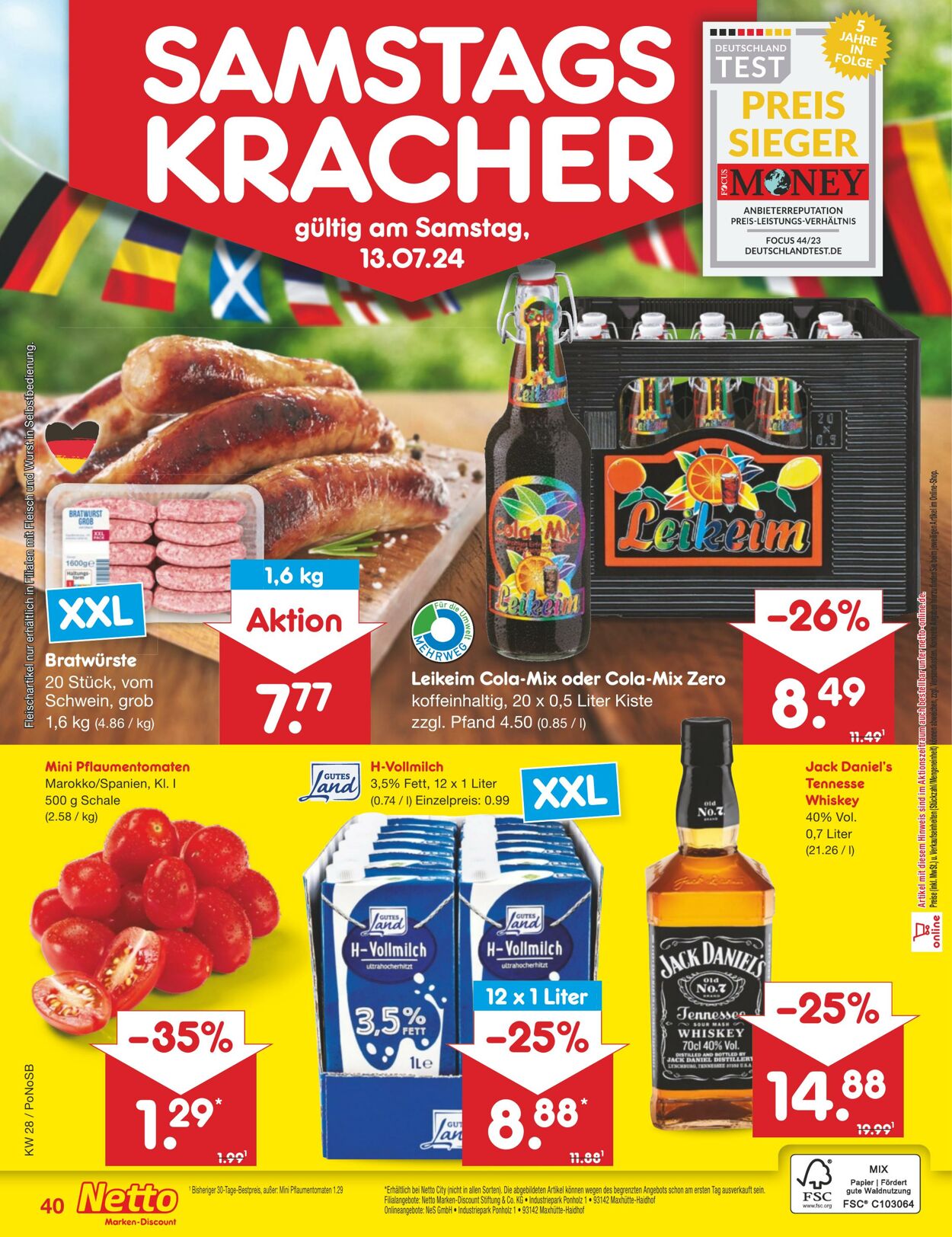 Prospekt Netto-Marken-Discount 08.07.2024 - 13.07.2024