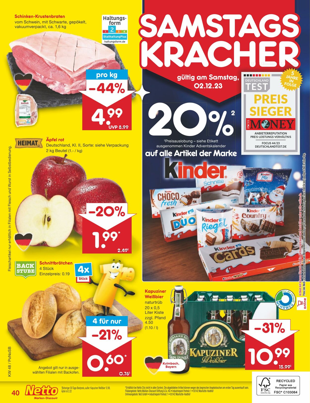 Prospekt Netto-Marken-Discount 27.11.2023 - 02.12.2023