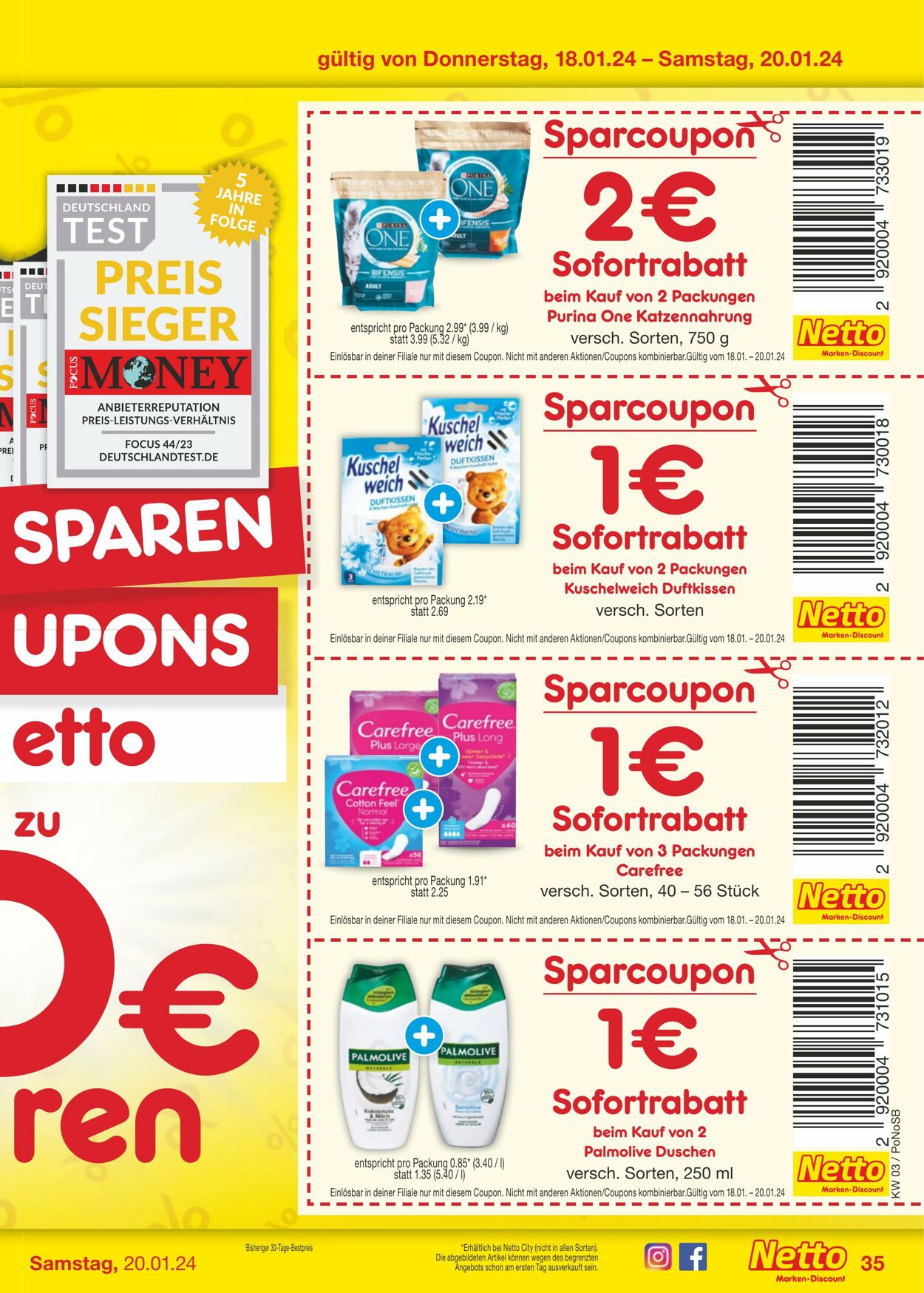 Prospekt Netto-Marken-Discount 15.01.2024 - 20.01.2024