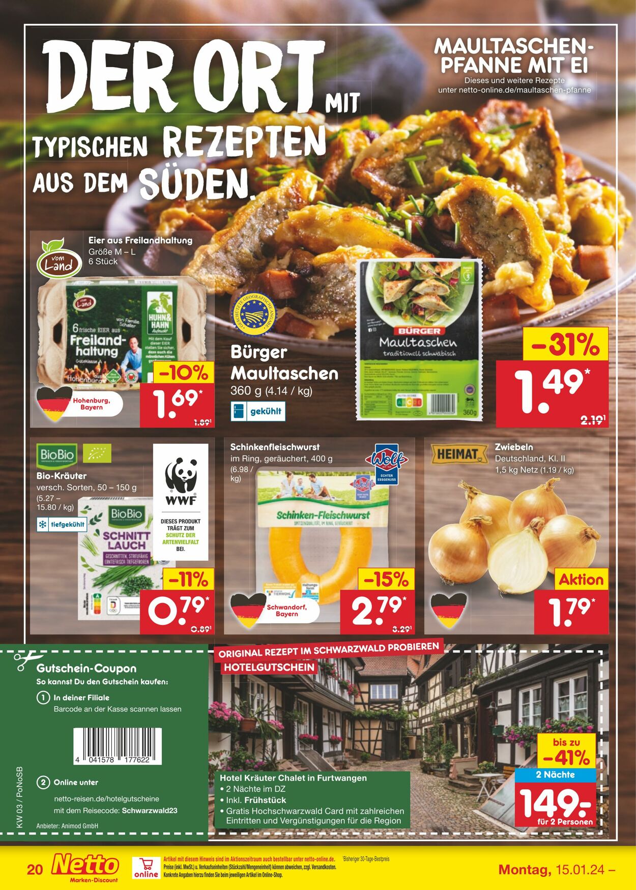 Prospekt Netto-Marken-Discount 15.01.2024 - 20.01.2024