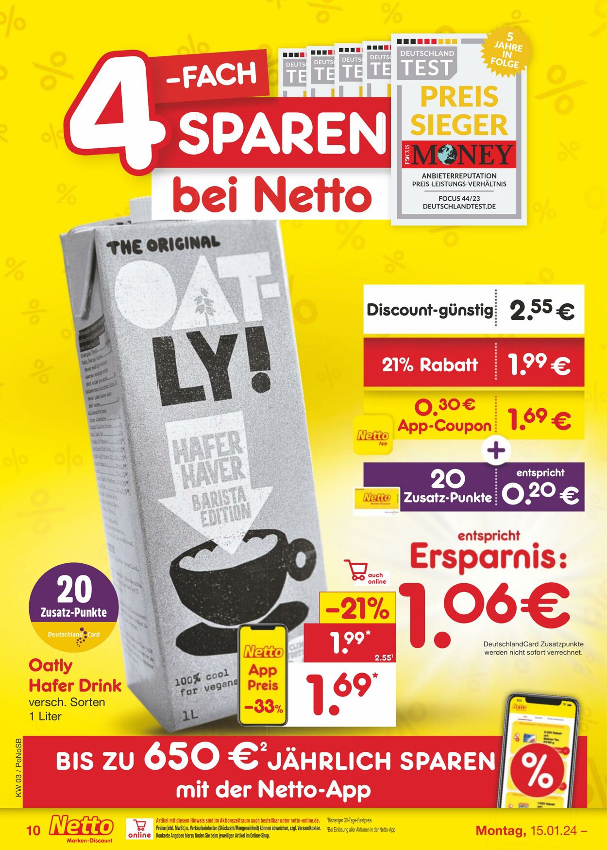 Prospekt Netto-Marken-Discount 15.01.2024 - 20.01.2024