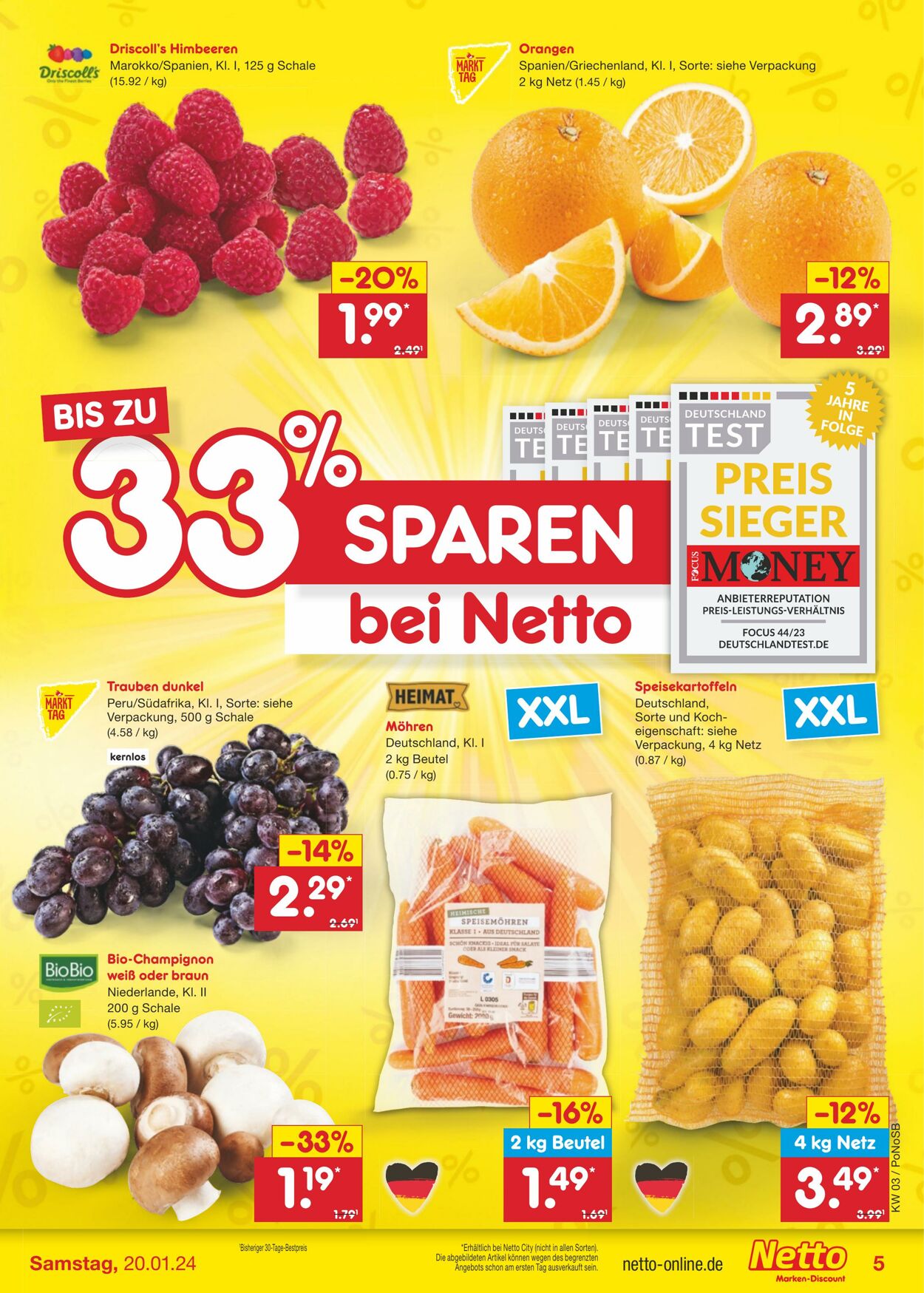 Prospekt Netto-Marken-Discount 15.01.2024 - 20.01.2024