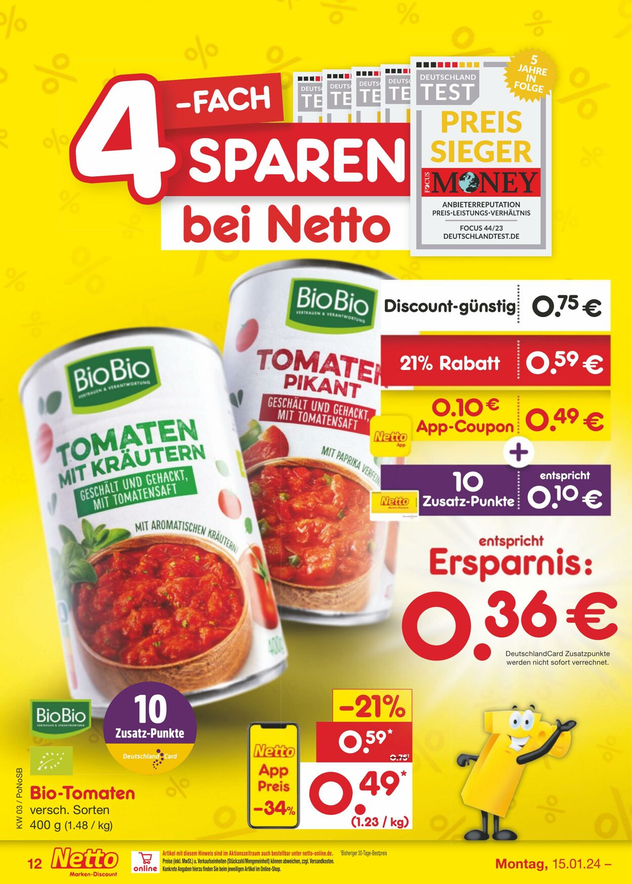 Prospekt Netto-Marken-Discount 15.01.2024 - 20.01.2024