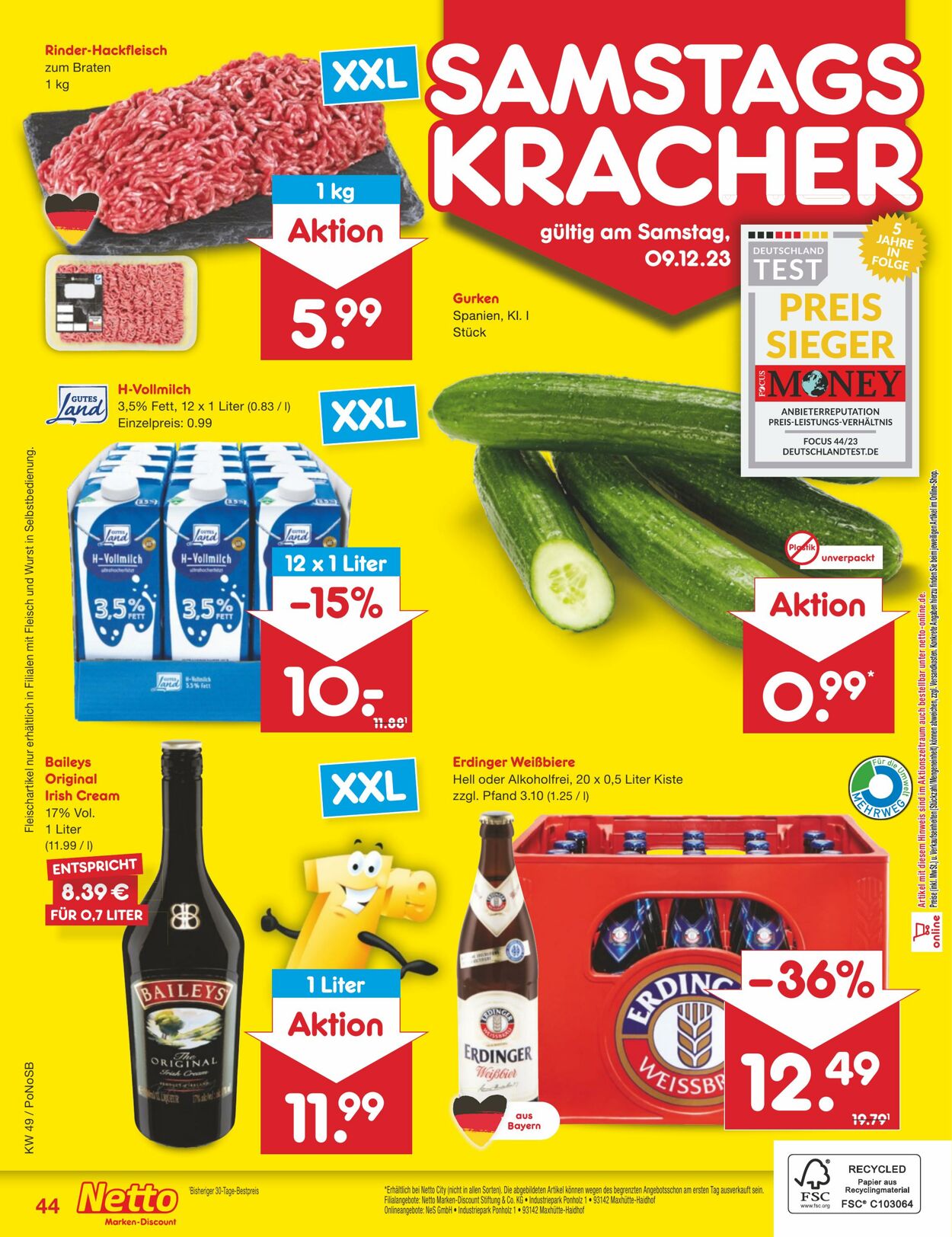 Prospekt Netto-Marken-Discount 04.12.2023 - 09.12.2023