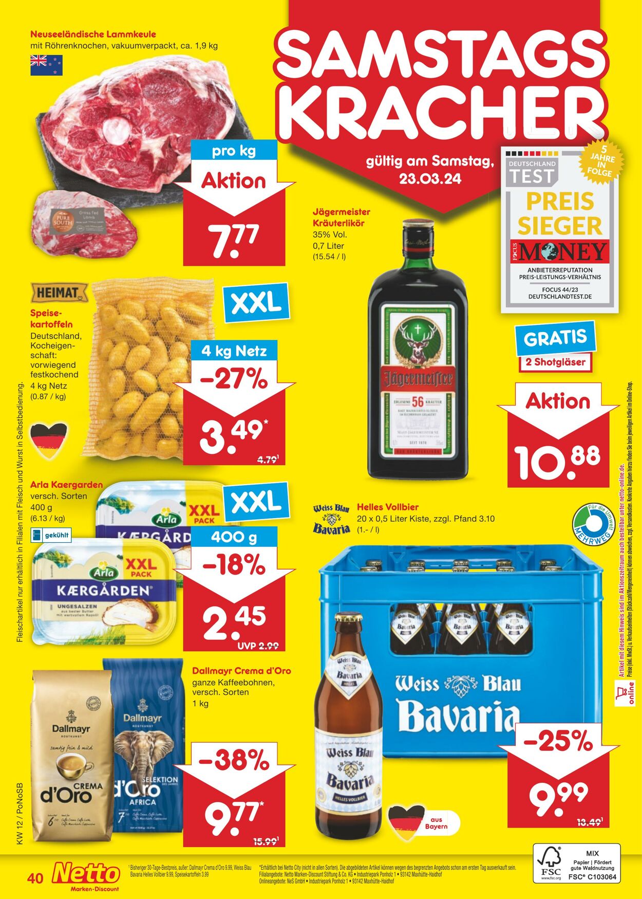 Prospekt Netto-Marken-Discount 18.03.2024 - 23.03.2024