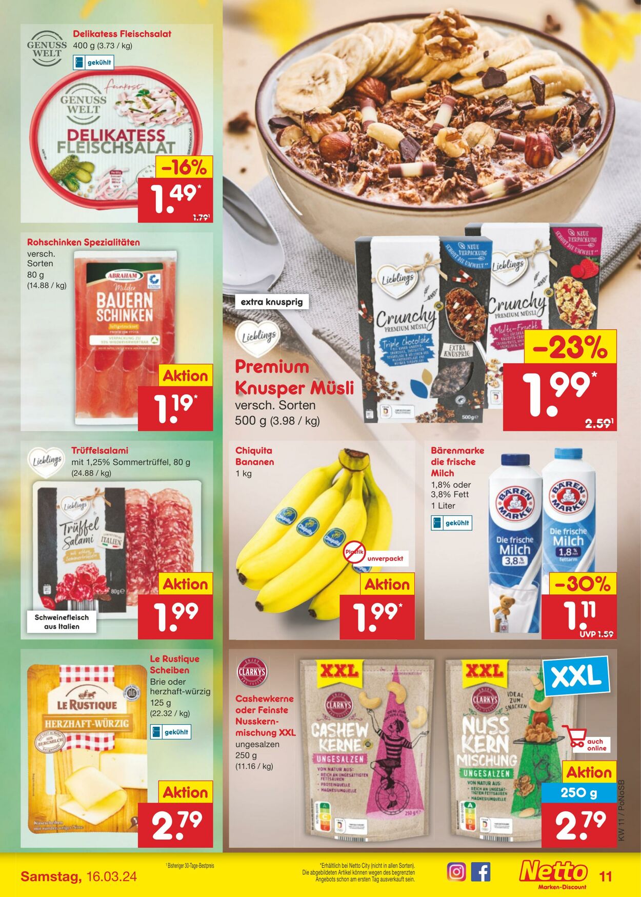 Prospekt Netto-Marken-Discount 11.03.2024 - 16.03.2024