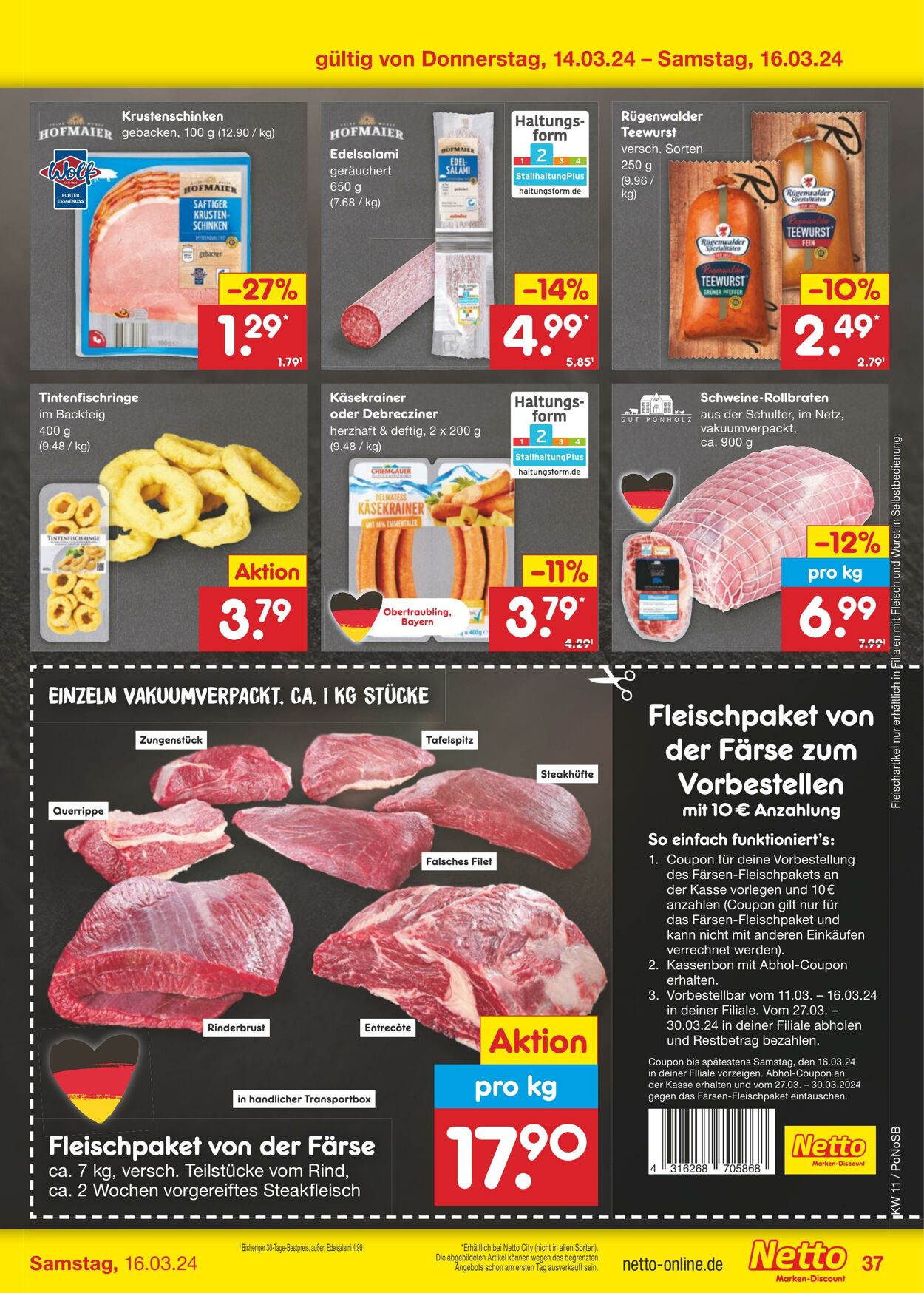 Prospekt Netto-Marken-Discount 11.03.2024 - 16.03.2024