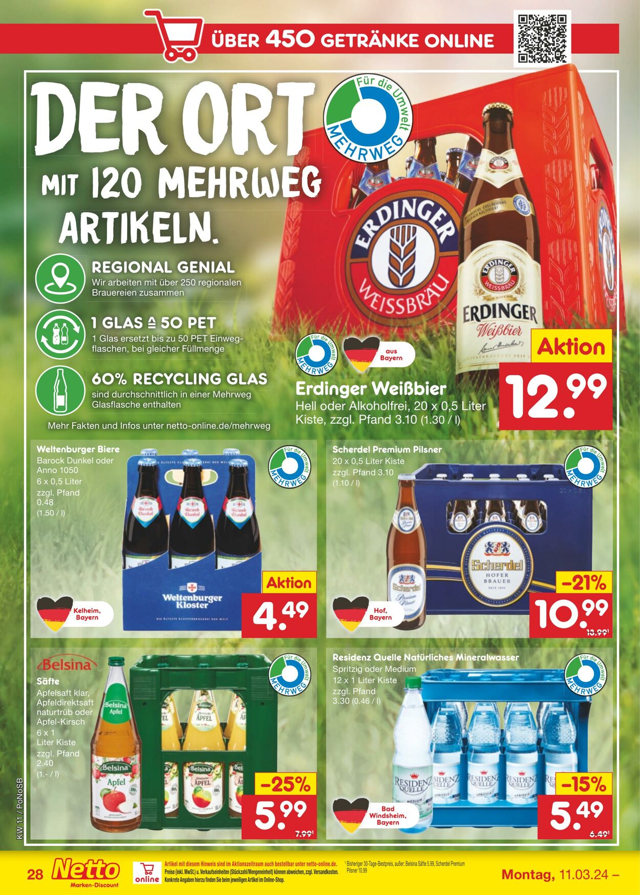 Prospekt Netto-Marken-Discount 11.03.2024 - 16.03.2024