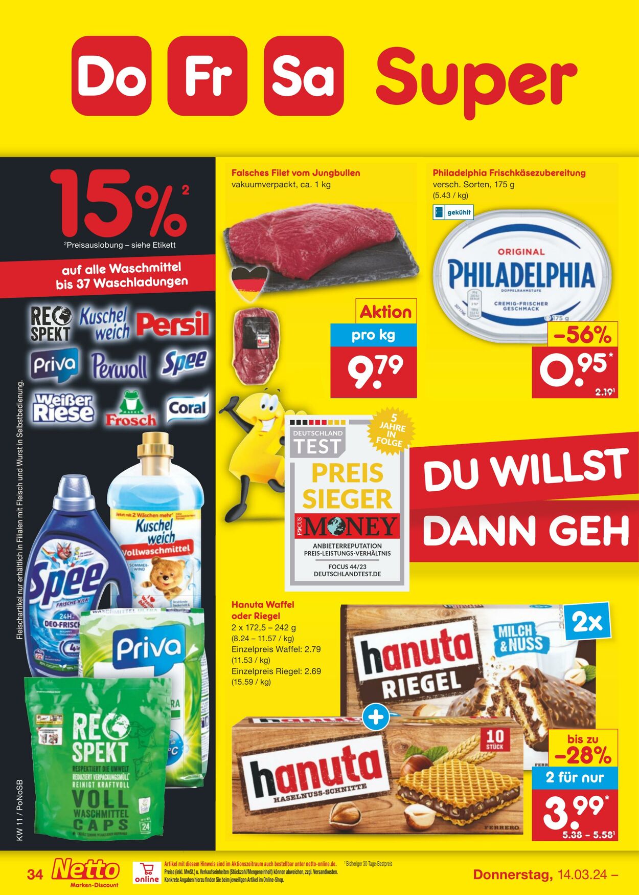 Prospekt Netto-Marken-Discount 11.03.2024 - 16.03.2024