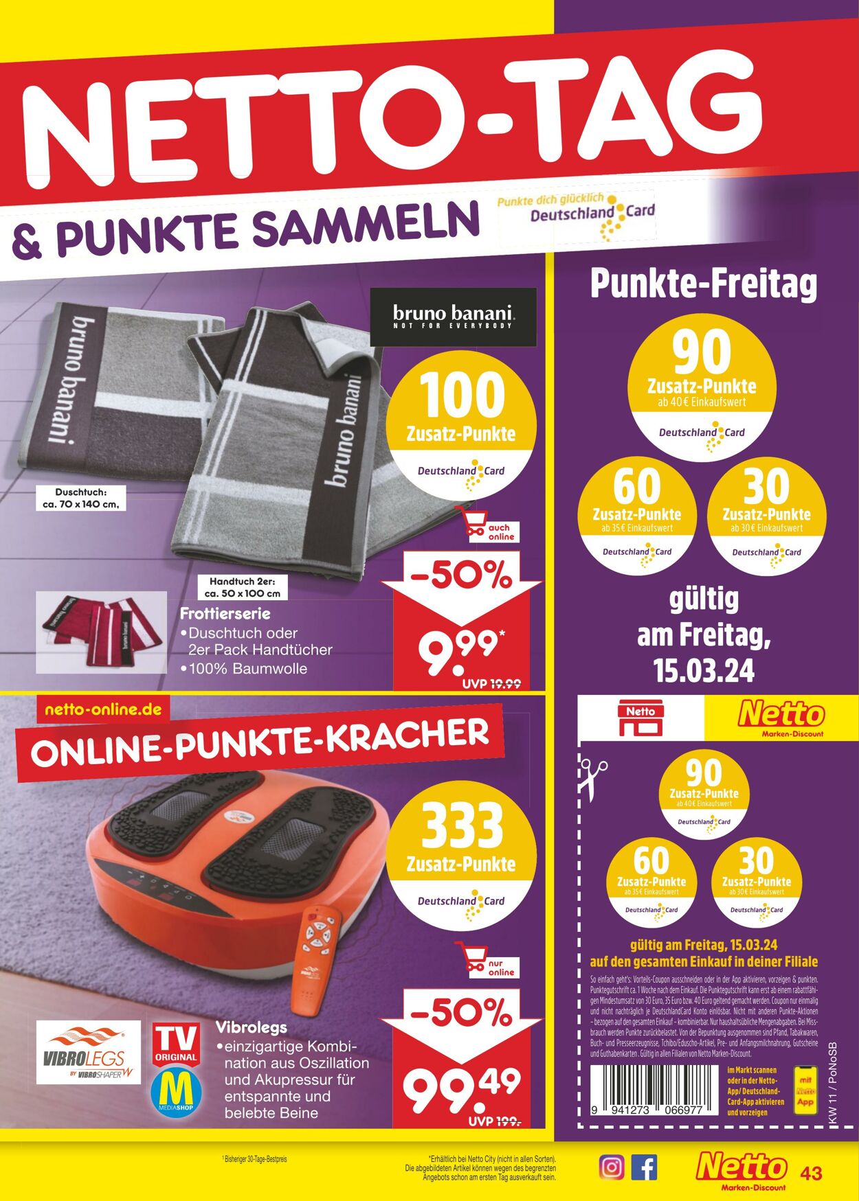 Prospekt Netto-Marken-Discount 11.03.2024 - 16.03.2024