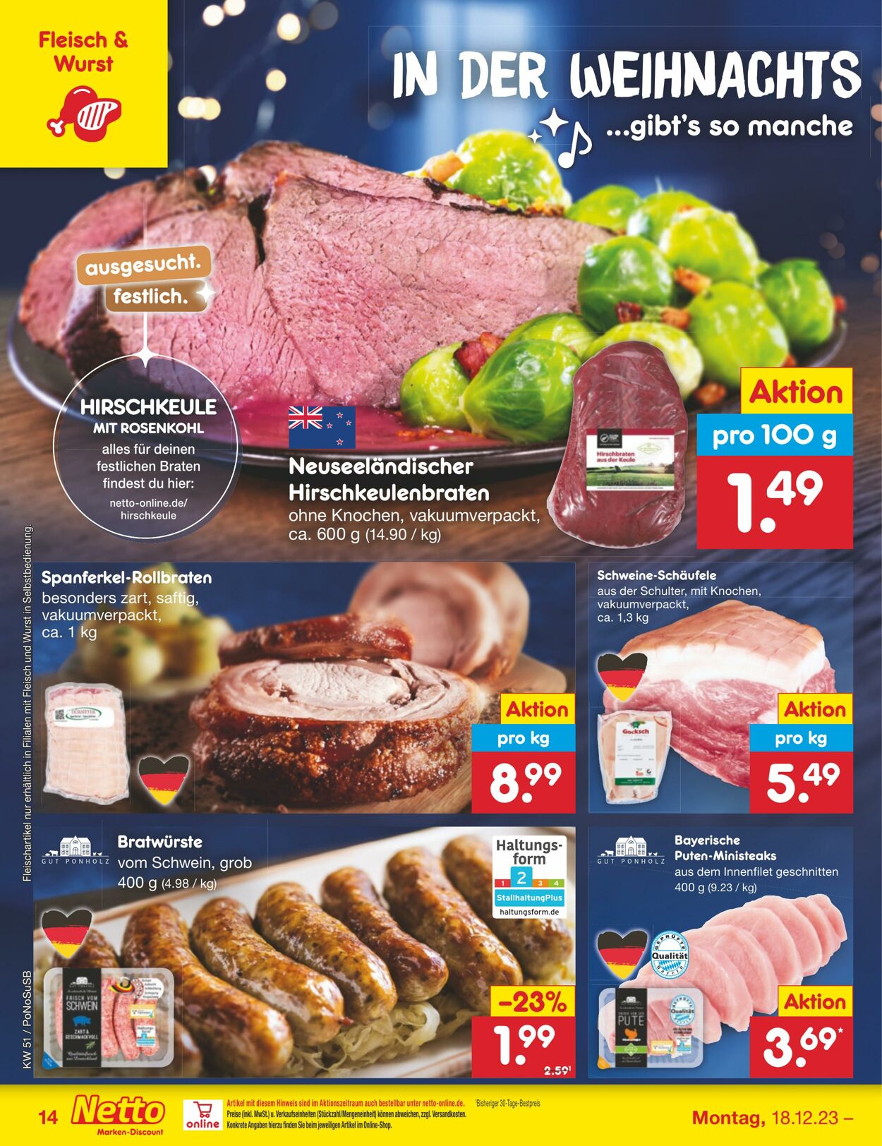 Prospekt Netto-Marken-Discount 18.12.2023 - 23.12.2023