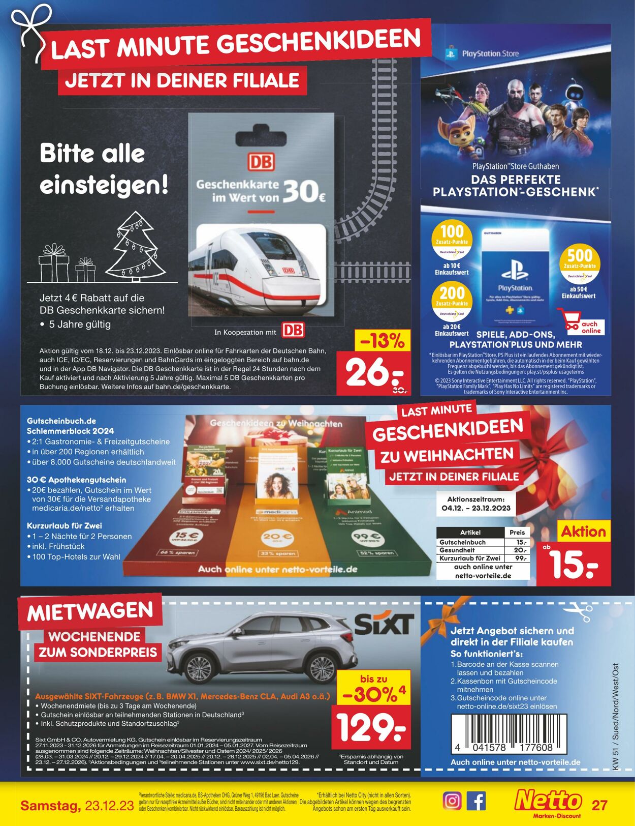 Prospekt Netto-Marken-Discount 18.12.2023 - 23.12.2023