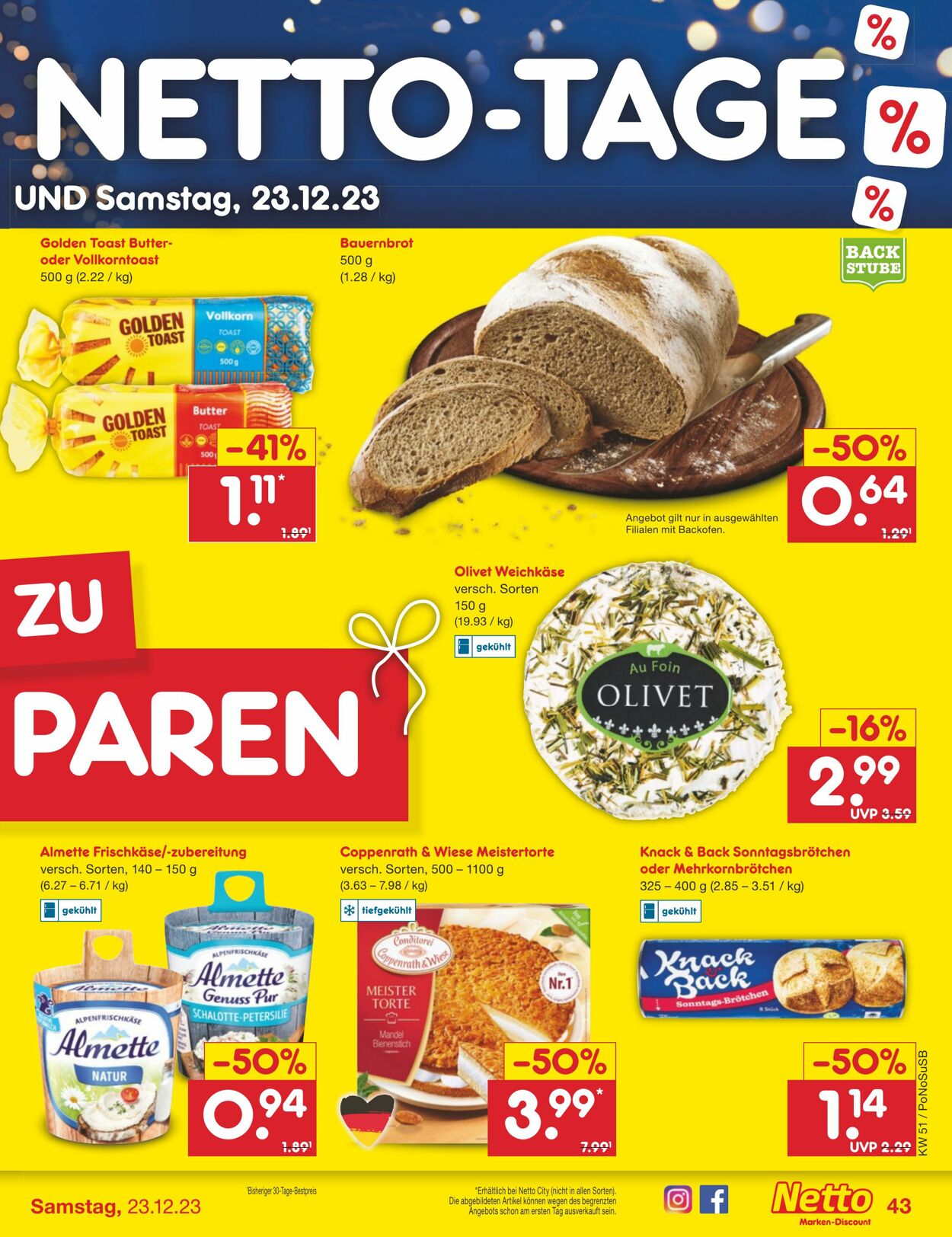 Prospekt Netto-Marken-Discount 18.12.2023 - 23.12.2023